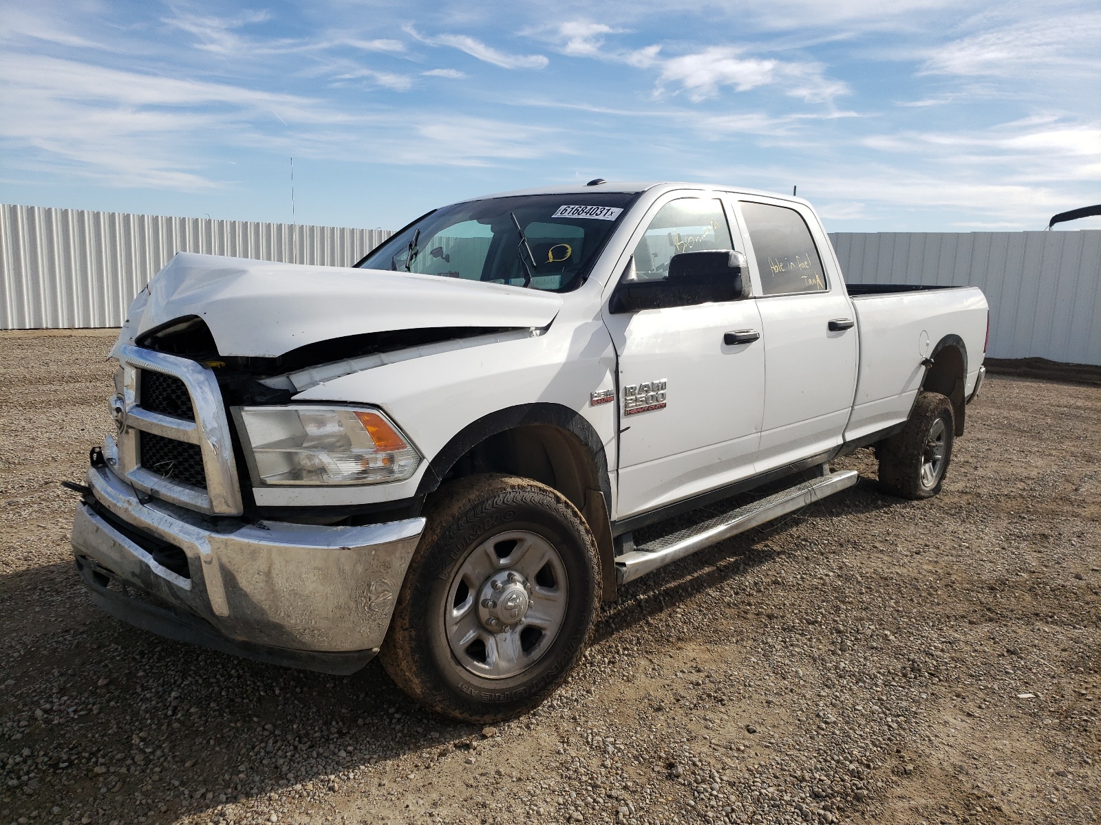 Photo 2 from auction – 2017 RAM 2500 ST with VIN 3C6UR5HJ1HG581640