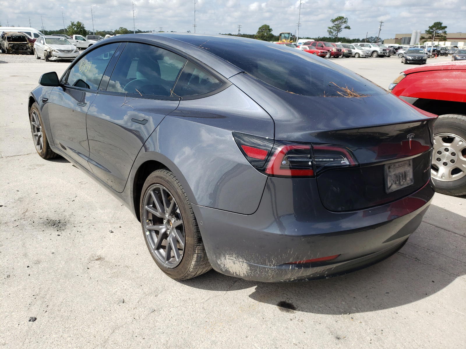 Photo 3 from auction – 2021 TESLA MODEL 3 with VIN 5YJ3E1EB3MF858620