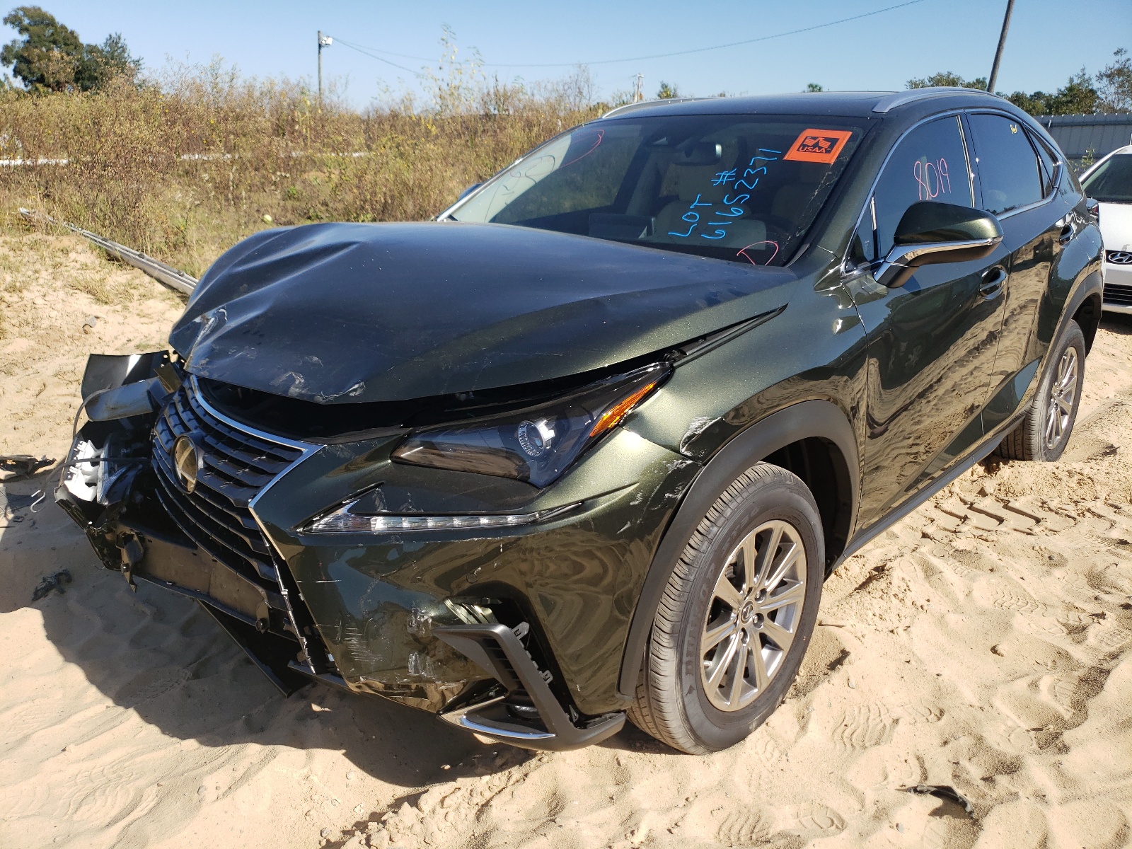 Photo 2 from auction – 2021 LEXUS NX 300 BAS with VIN JTJDARBZXM2197667