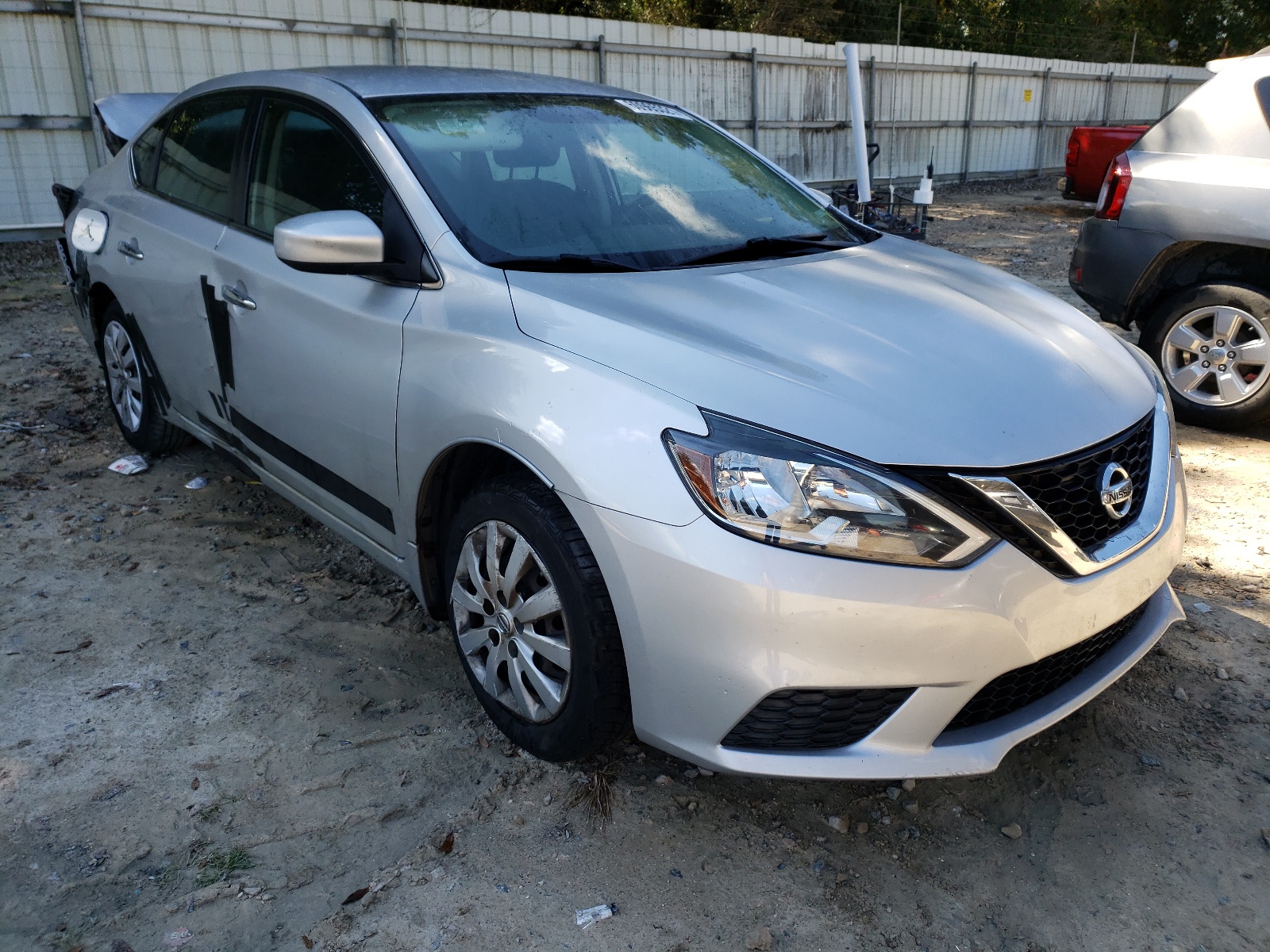 NISSAN SENTRA S 2016 with VIN 3N1AB7AP0GY284445 - Photo from auction