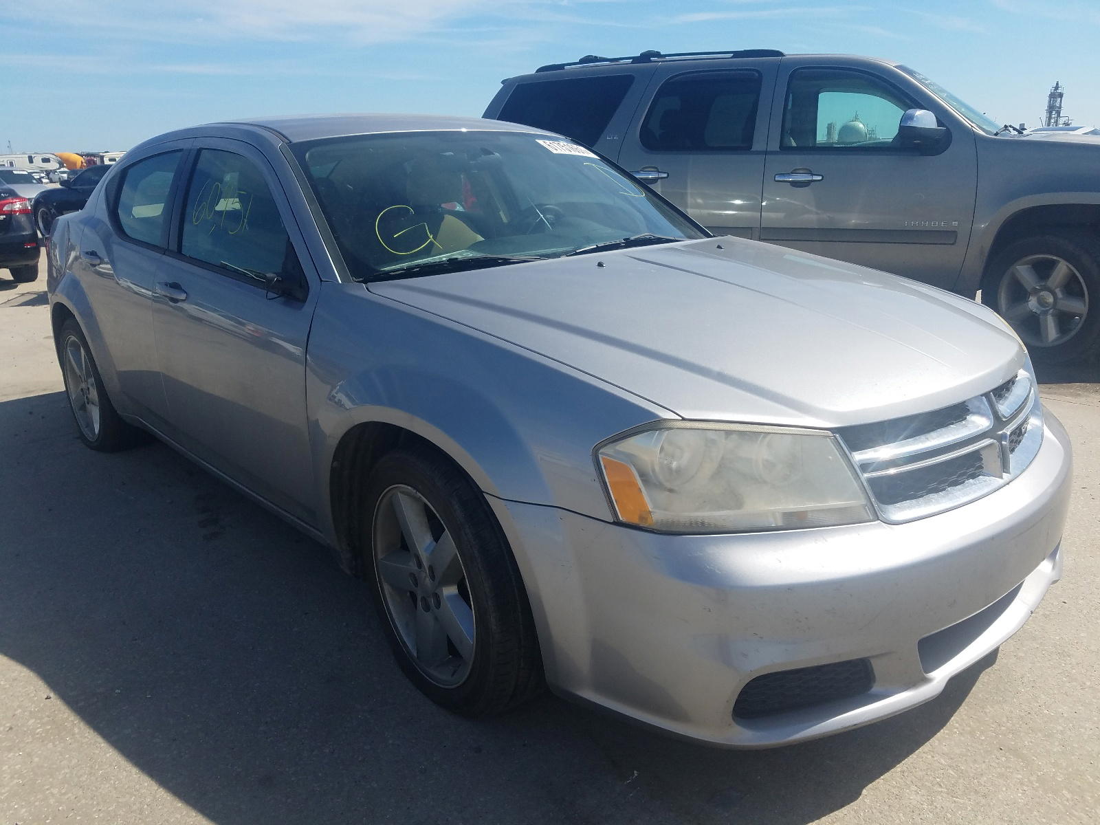 DODGE AVENGER SE 2013 with VIN 1C3CDZAB8DN657695 - Photo from auction