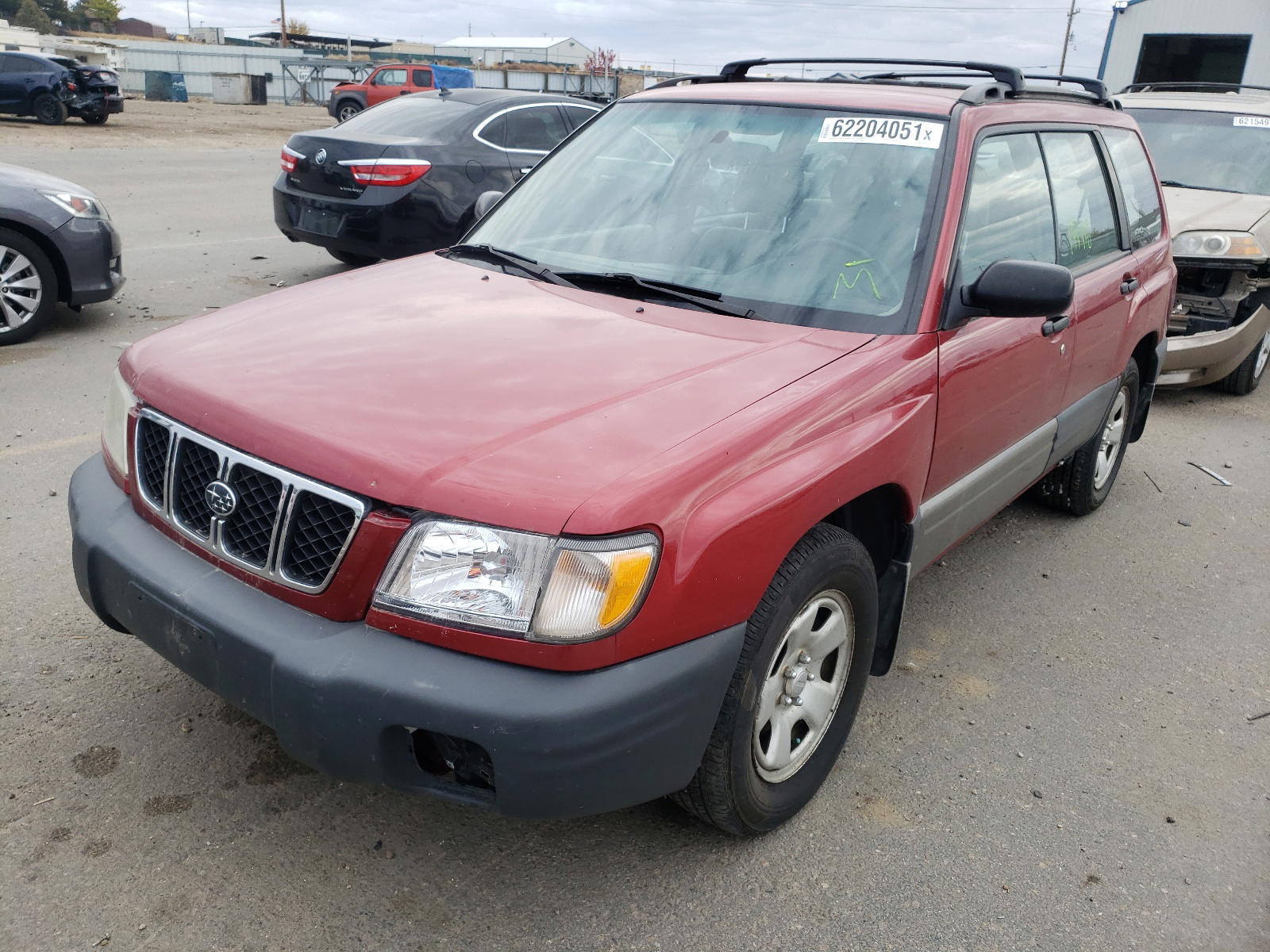 Photo 2 from auction – 2001 SUBARU FORESTER L with VIN JF1SF63591G768494