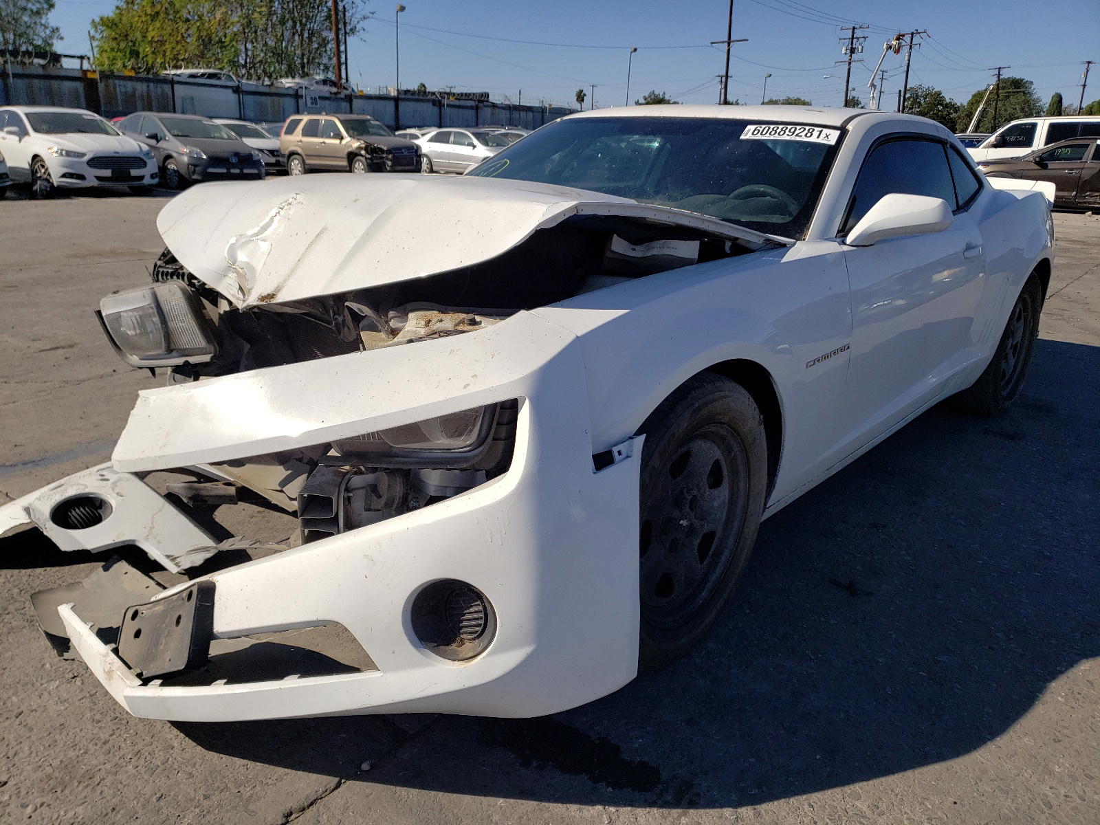 Photo 2 from auction – 2013 CHEVROLET CAMARO LS with VIN 2G1FA1E33D9193295