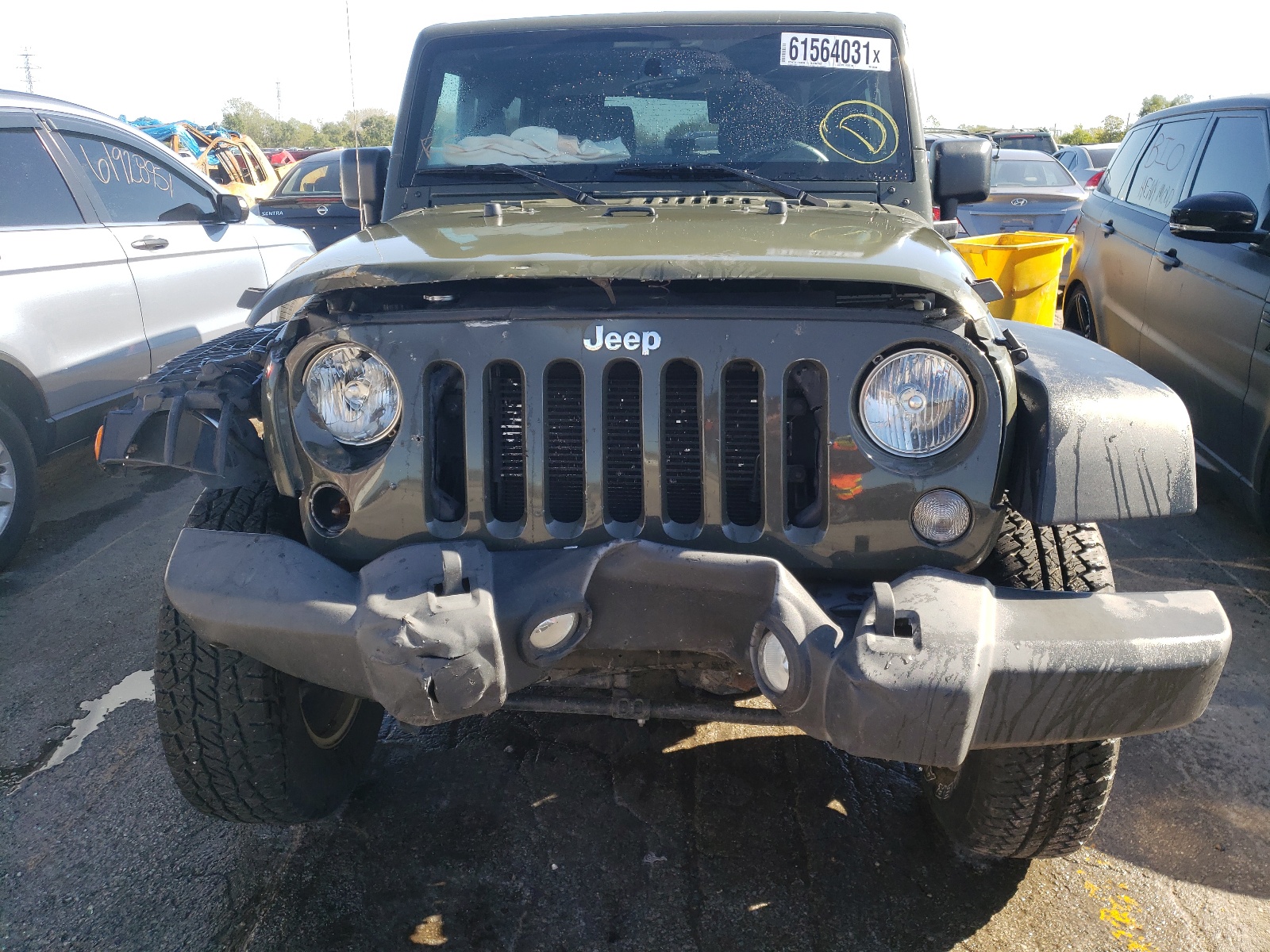 Photo 9 from auction – 2015 JEEP WRANGLER S with VIN 1C4AJWBG1FL585564