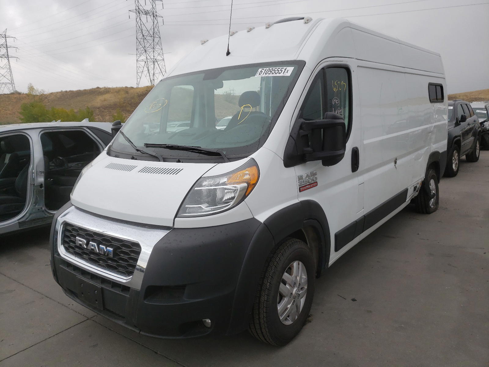 Photo 2 from auction – 2021 RAM PROMASTER with VIN 3C6LRVDG7ME513080