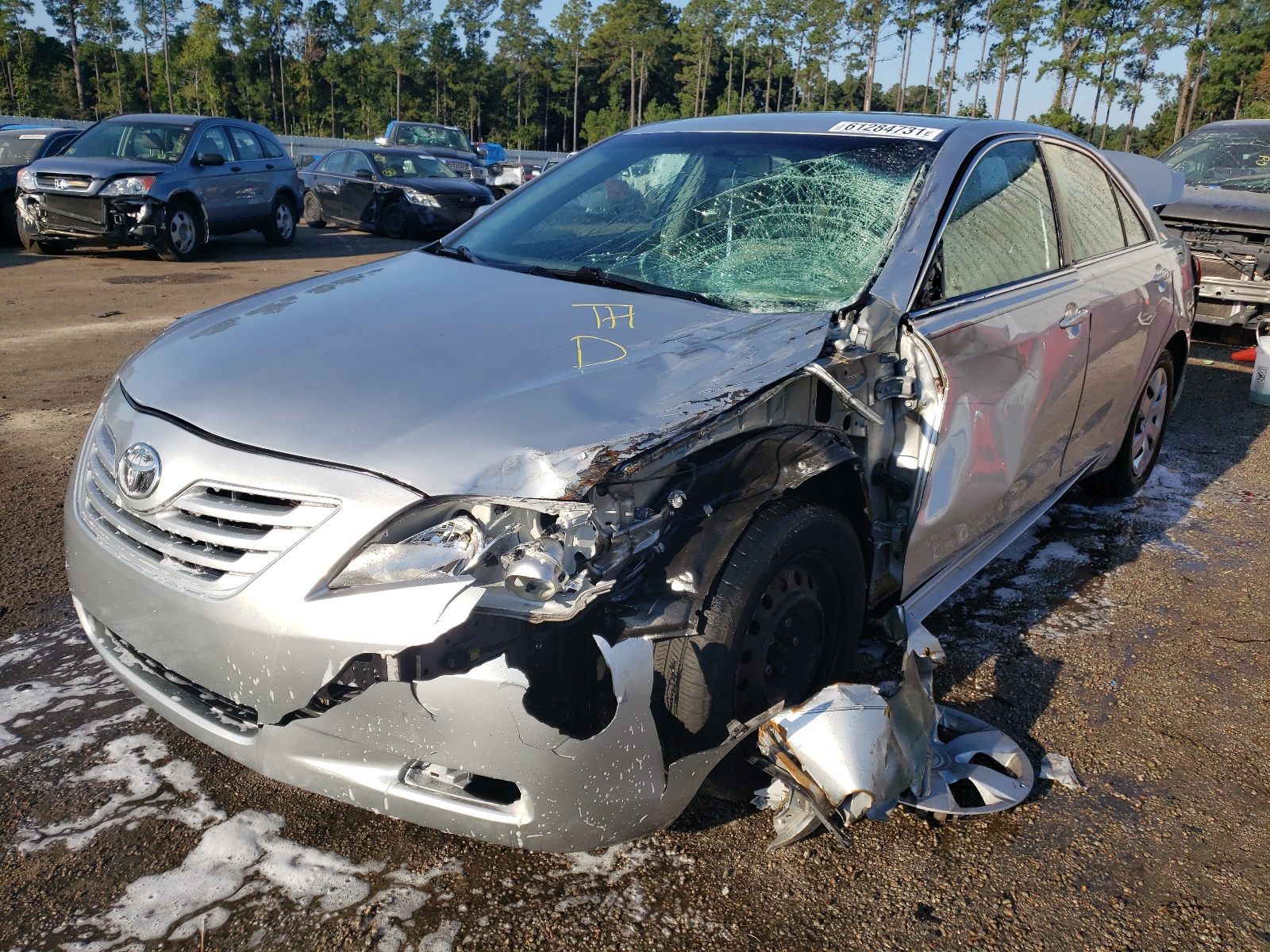 Photo 2 from auction – 2007 TOYOTA CAMRY with VIN 4T1BE46K87U182765