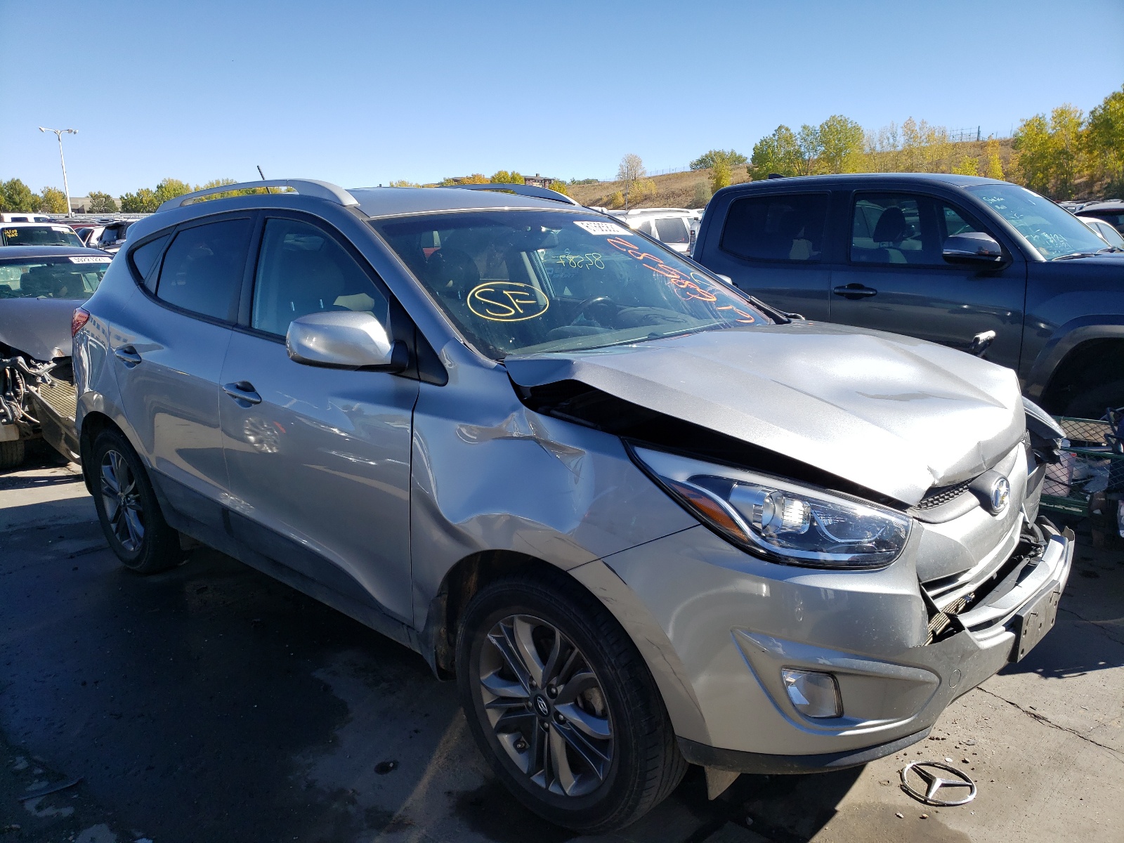 HYUNDAI TUCSON LIM 2015 with VIN KM8JUCAG8FU045898 - Photo from auction