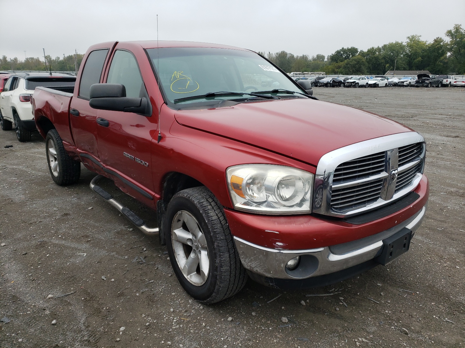 DODGE RAM 1500 S 2007 with VIN 1D7HU18P37J523702 - Photo from auction