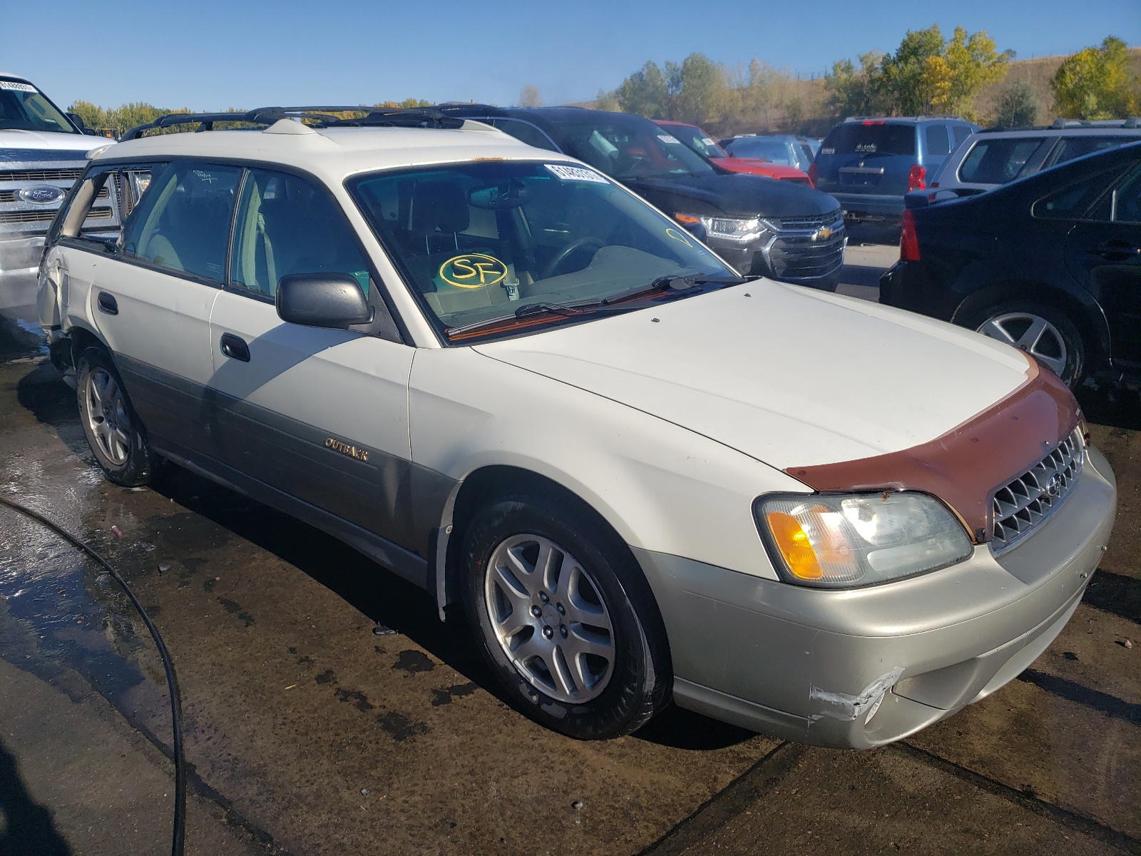 SUBARU LEGACY OUT 2003 with VIN 4S3BH675937601196 - Photo from auction