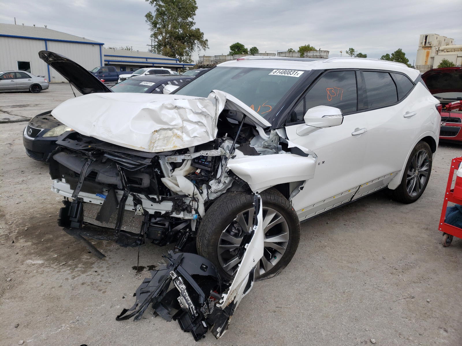 Photo 2 from auction – 2021 CHEVROLET BLAZER PRE with VIN 3GNKBFRS2MS564801