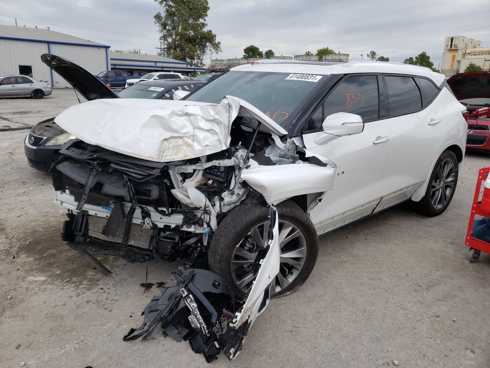 Фото 2 с аукциона – 2021 CHEVROLET BLAZER PRE с VIN 3GNKBFRS2MS564801