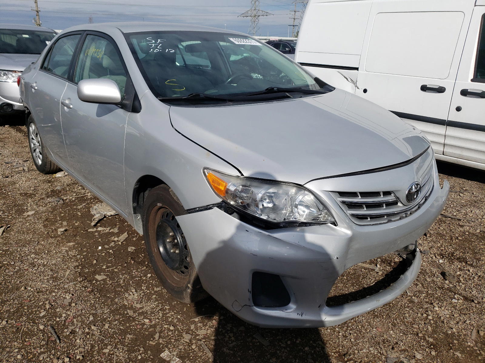 TOYOTA COROLLA BA 2013 with VIN 2T1BU4EEXDC105956 - Photo from auction
