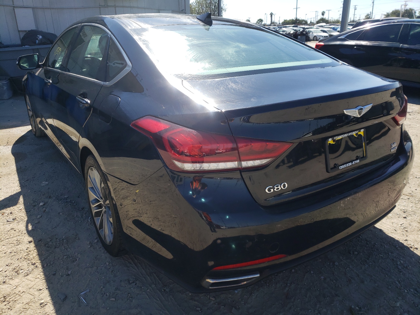 Photo 3 from auction – 2017 GENESIS G80 BASE with VIN KMHGN4JE3HU171536