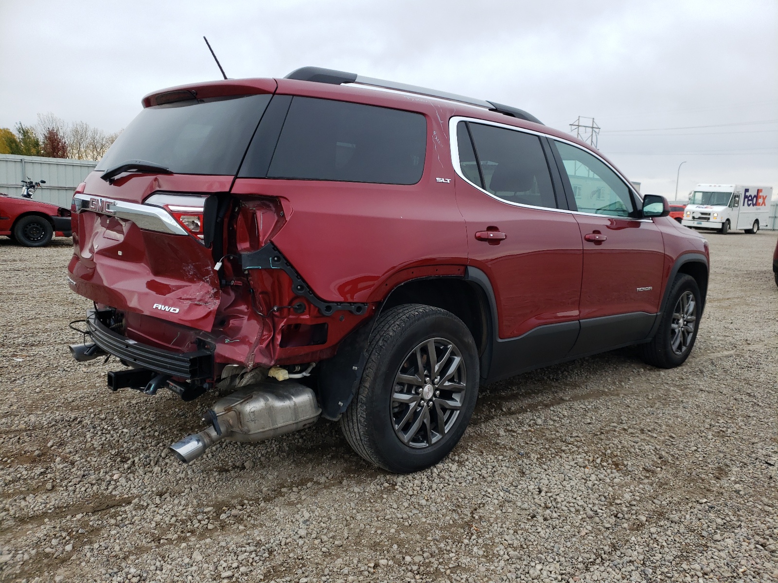 Photo 4 from auction – 2019 GMC ACADIA SLT with VIN 1GKKNULS3KZ269580