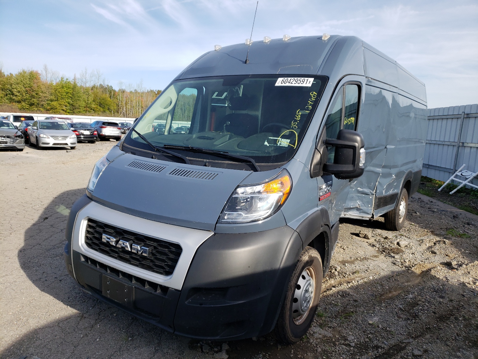 Zdjęcie 2 z aukcji – 2020 RAM PROMASTER z VIN 3C6URVJGXLE124909