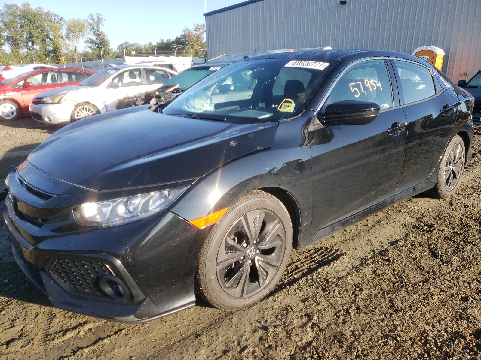 Photo 2 from auction – 2018 HONDA CIVIC EX with VIN SHHFK7H54JU227836