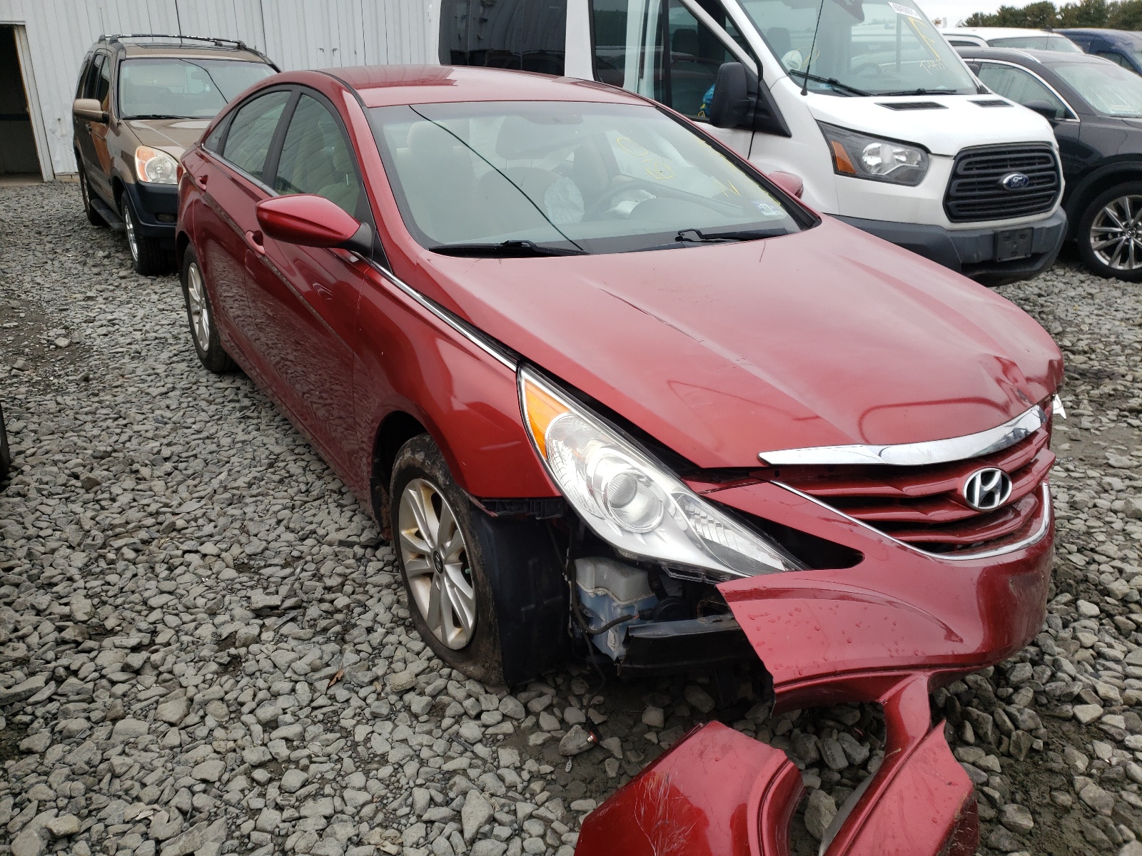 HYUNDAI SONATA GLS 2013 with VIN 5NPEB4AC6DH656695 - Photo from auction