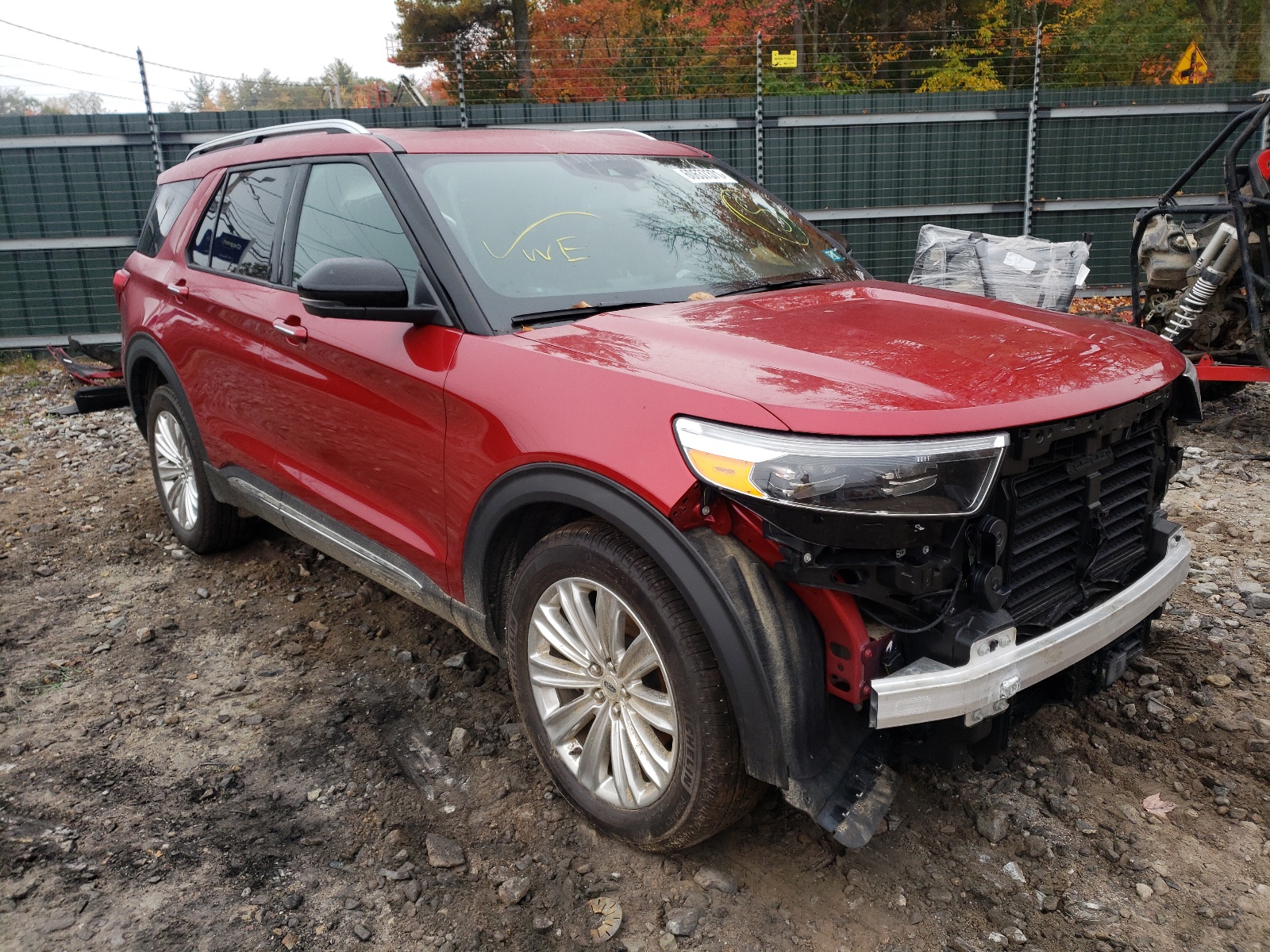 FORD EXPLORER L 2020 with VIN 1FMSK8FH7LGA99244 - Photo from auction