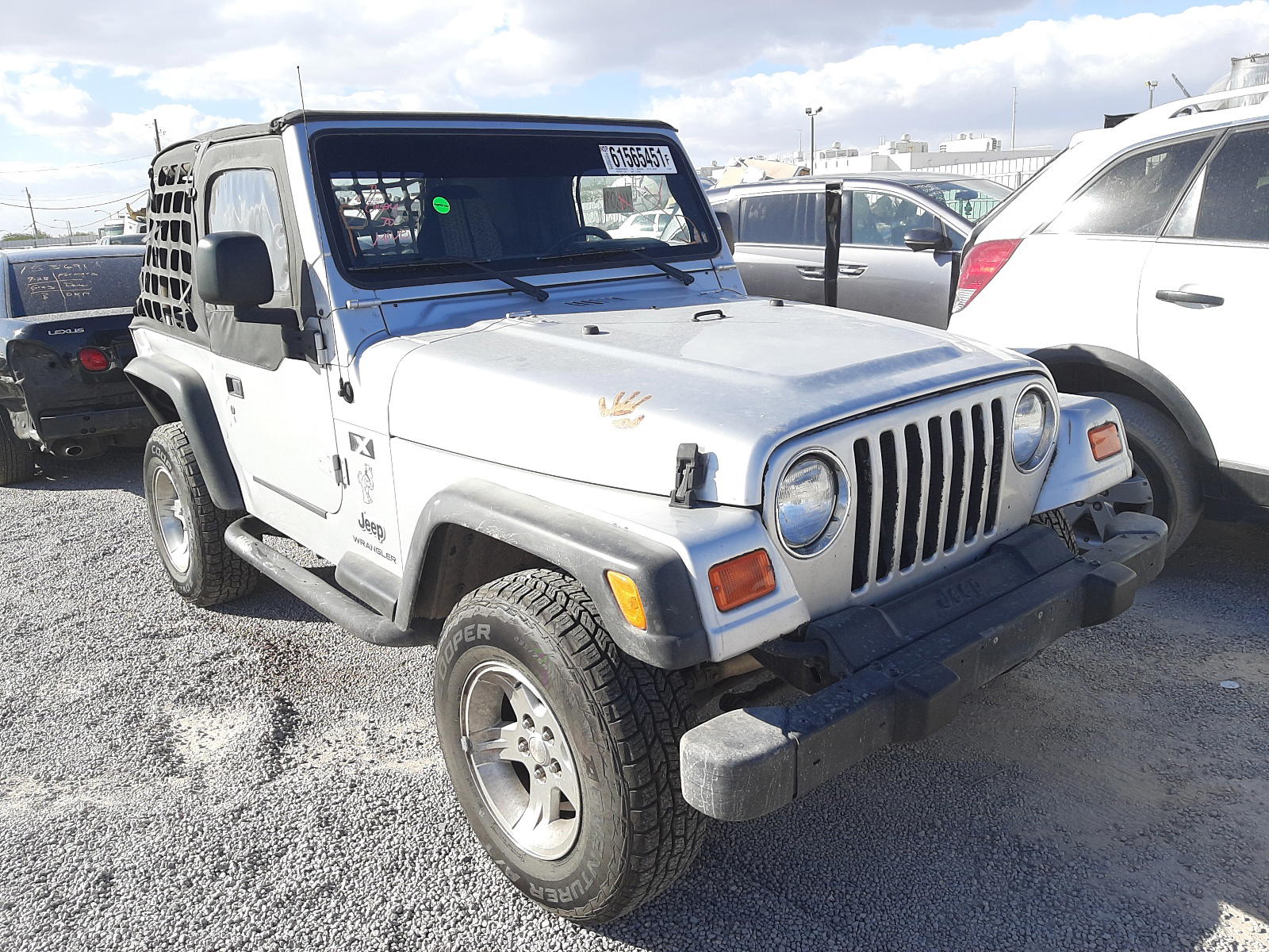 JEEP WRANGLER C 2003 with VIN 1J4FA39S73P304817 - Photo from auction
