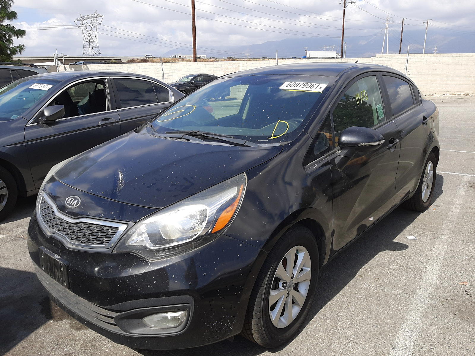 Photo 2 from auction – 2012 KIA RIO EX with VIN KNADN4A33C6044253