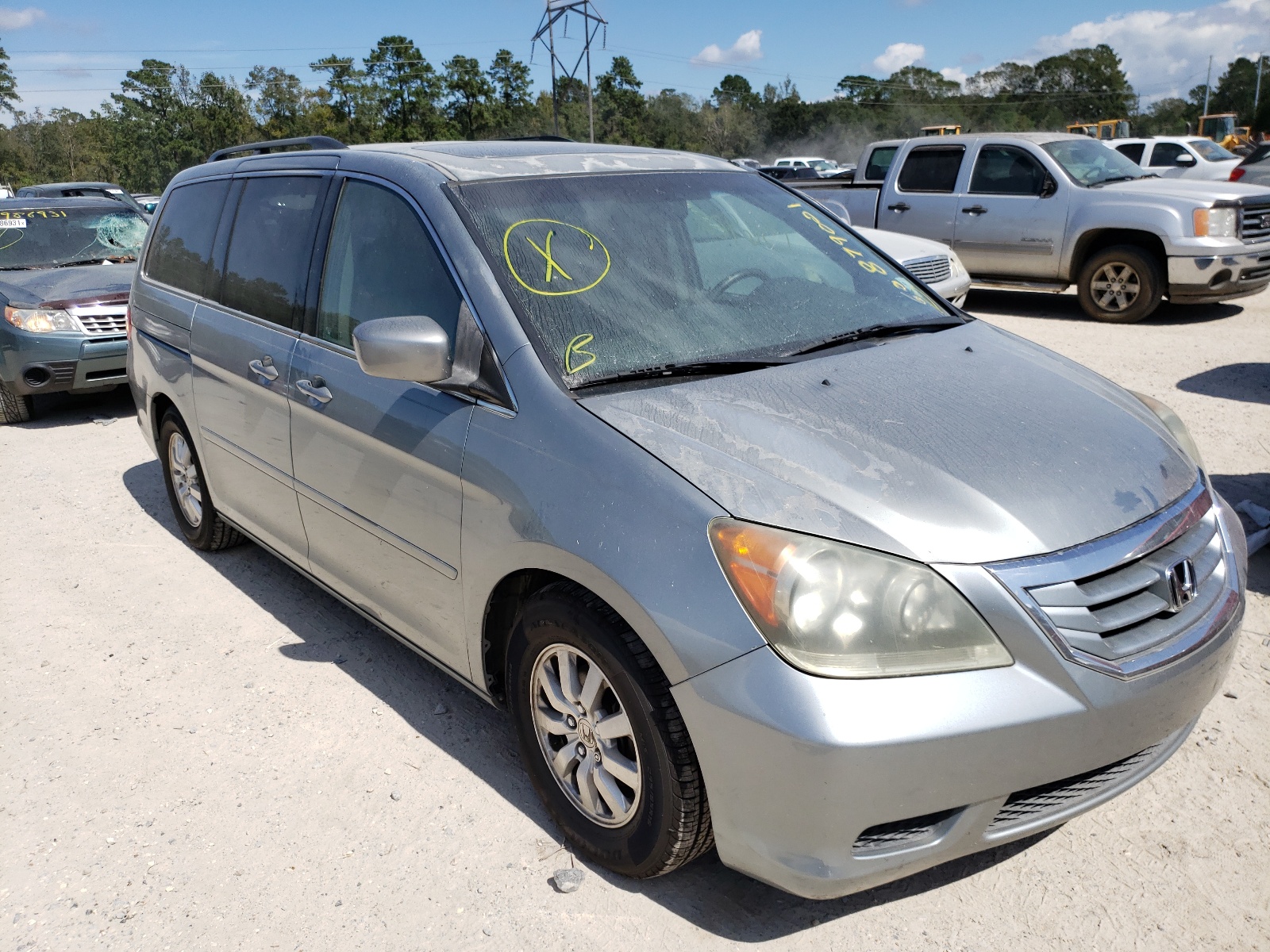 Photo 1 from auction – 2009 HONDA ODYSSEY EX with VIN 5FNRL38759B001743