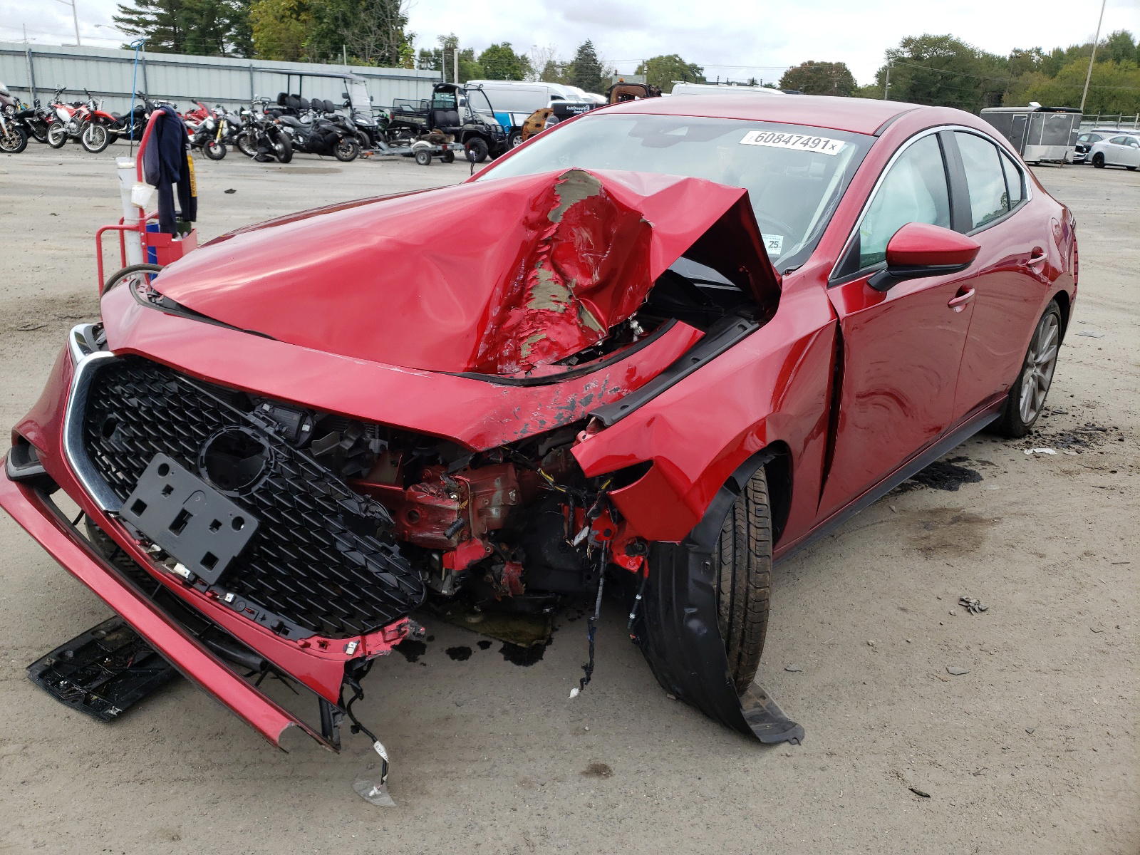 Photo 2 from auction – 2020 MAZDA 3 PREFERRE with VIN 3MZBPBDM1LM129800