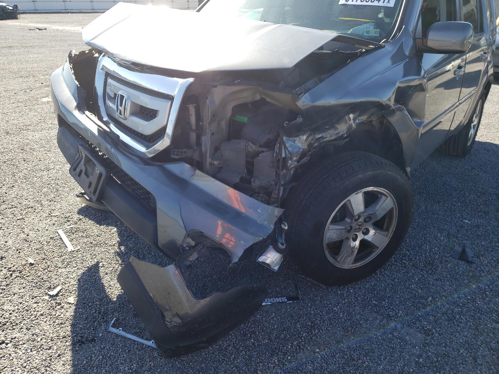 Photo 9 from auction – 2011 HONDA PILOT EXL with VIN 5FNYF4H57BB076358