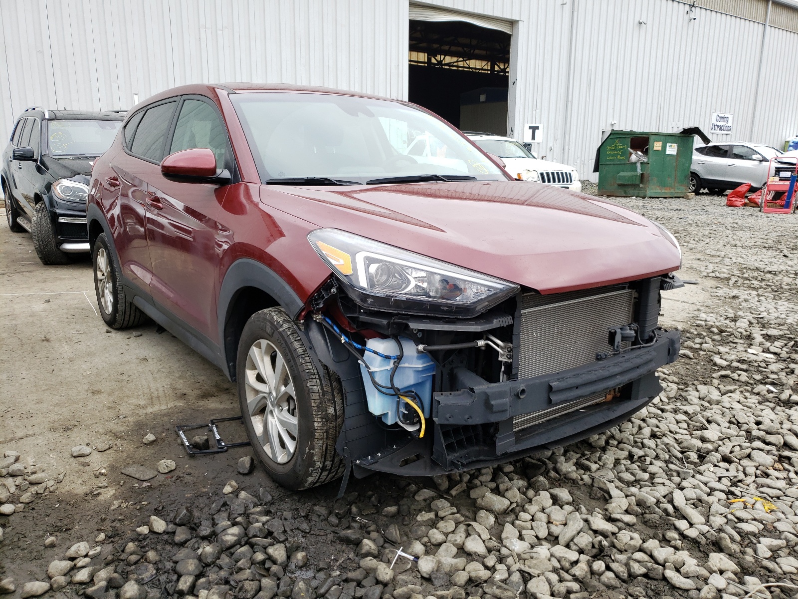 HYUNDAI TUCSON SE 2019 with VIN KM8J2CA46KU973280 - Photo from auction