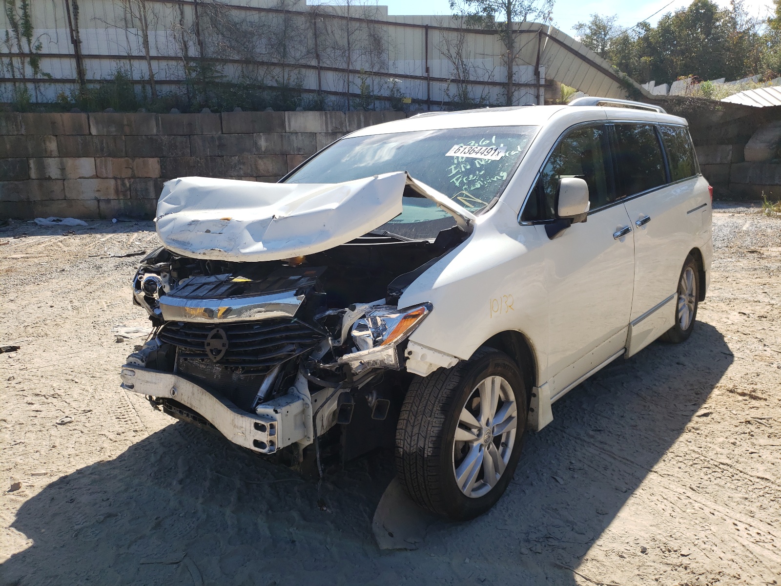 Photo 2 from auction – 2015 NISSAN QUEST S with VIN JN8AE2KP0F9129361
