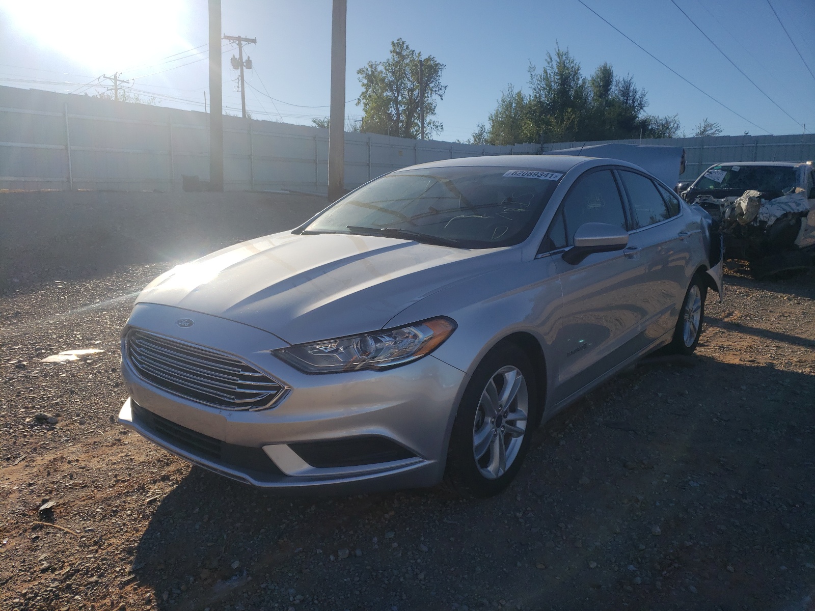 Photo 2 from auction – 2018 FORD FUSION SE with VIN 3FA6P0LU8JR200006