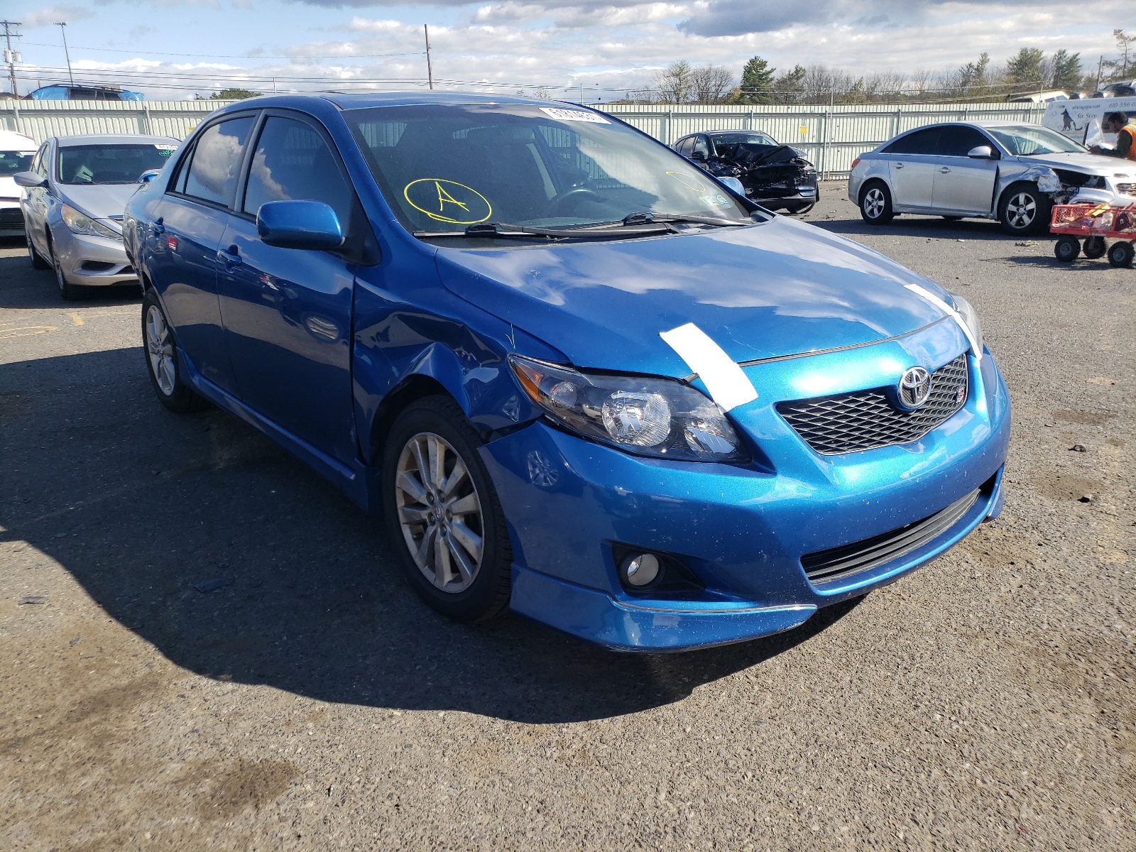 TOYOTA COROLLA BA 2010 with VIN 2T1BU4EE0AC410975 - Photo from auction