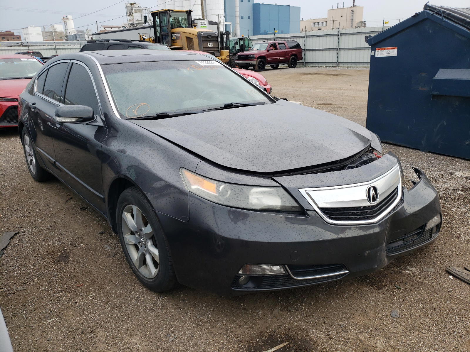 ACURA TL 2012 with VIN 19UUA8F57CA018057 - Photo from auction