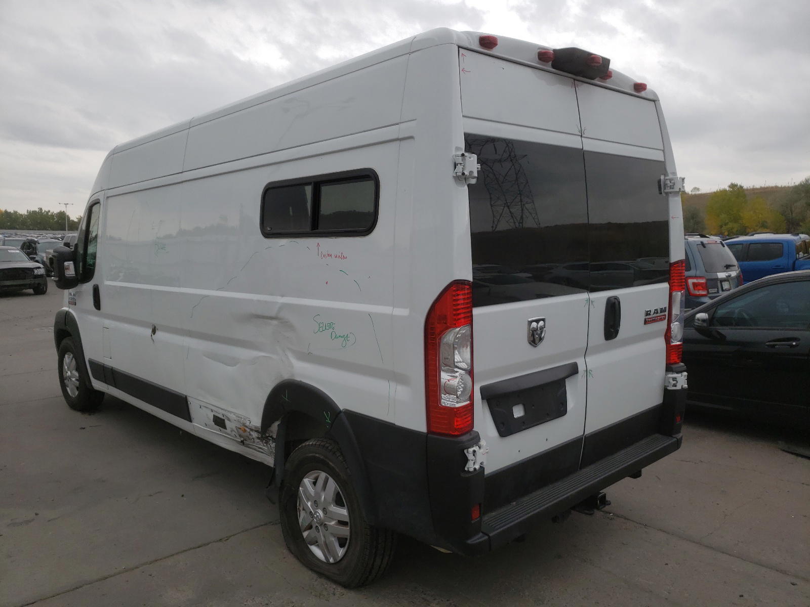 Photo 3 from auction – 2021 RAM PROMASTER with VIN 3C6LRVDG7ME513080