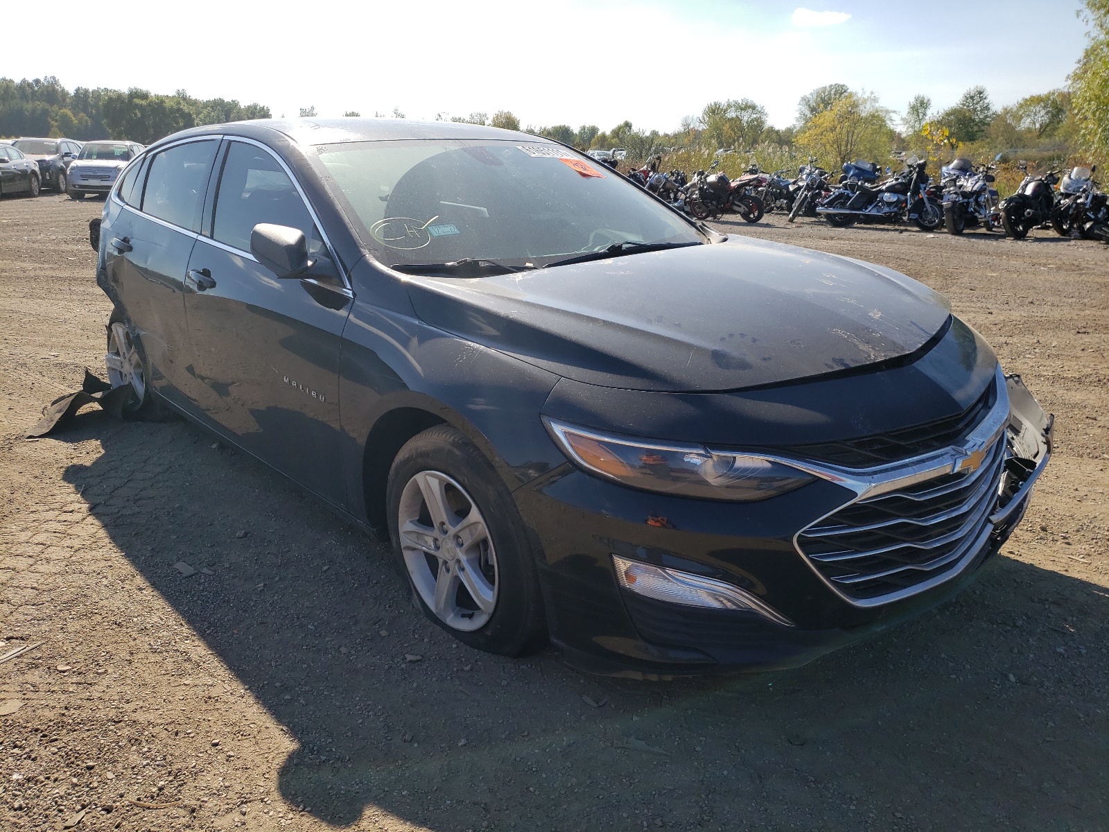 CHEVROLET MALIBU LS 2019 with VIN 1G1ZB5ST2KF221324 - Photo from auction