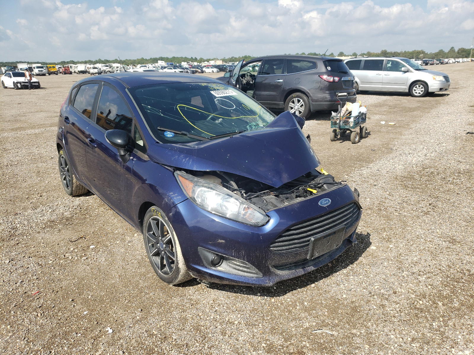 FORD FIESTA SE 2016 with VIN 3FADP4EJ5GM154304 - Photo from auction