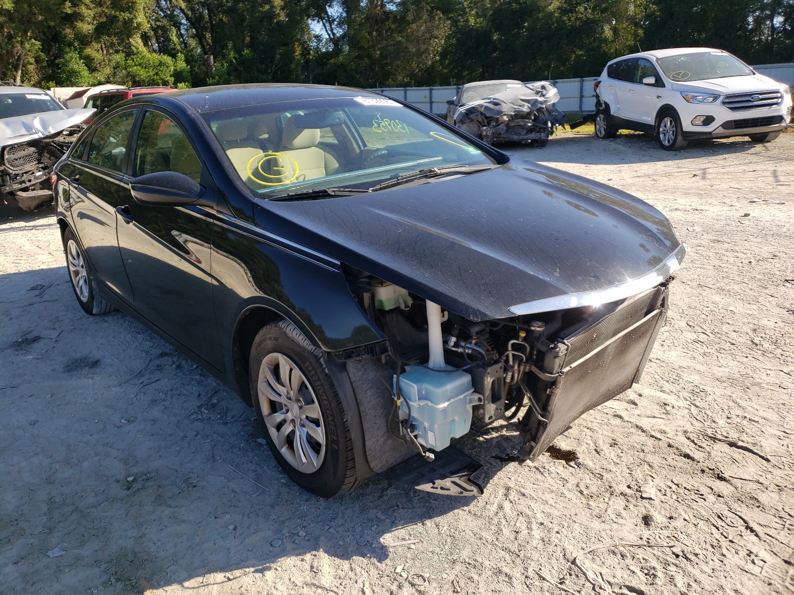 HYUNDAI SONATA GLS 2013 with VIN 5NPEB4AC7DH548781 - Photo from auction