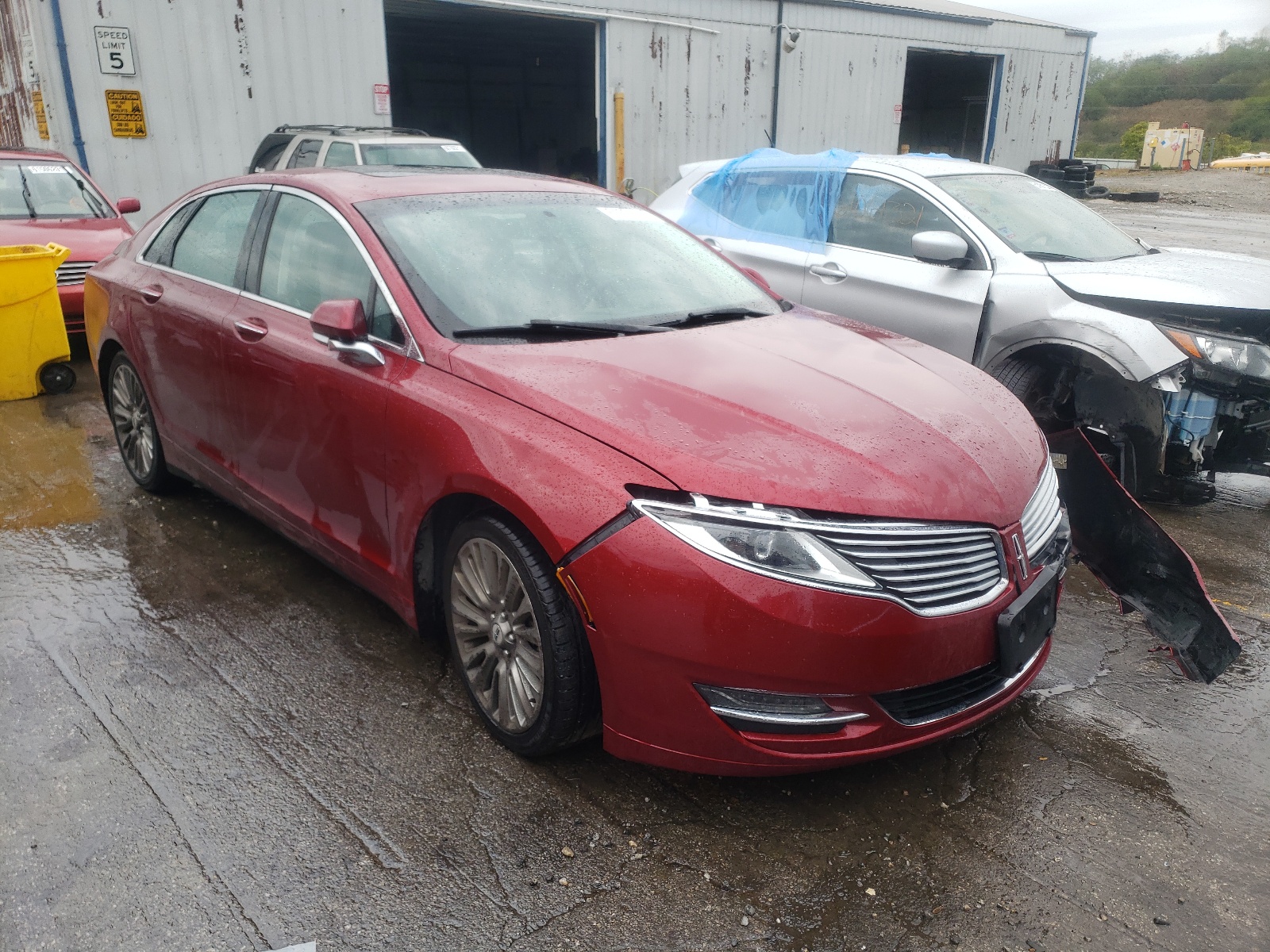 LINCOLN MKZ 2014 with VIN 3LN6L2G9XER834524 - Photo from auction