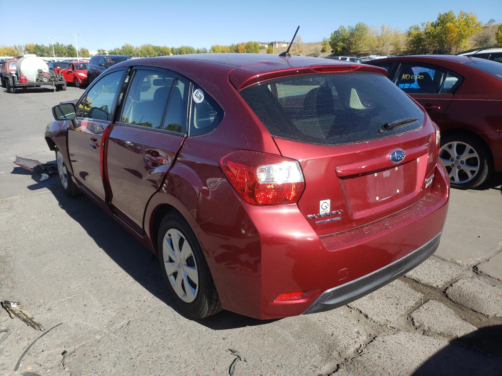 Photo 3 from auction – 2015 SUBARU IMPREZA with VIN JF1GPAA67FG286423