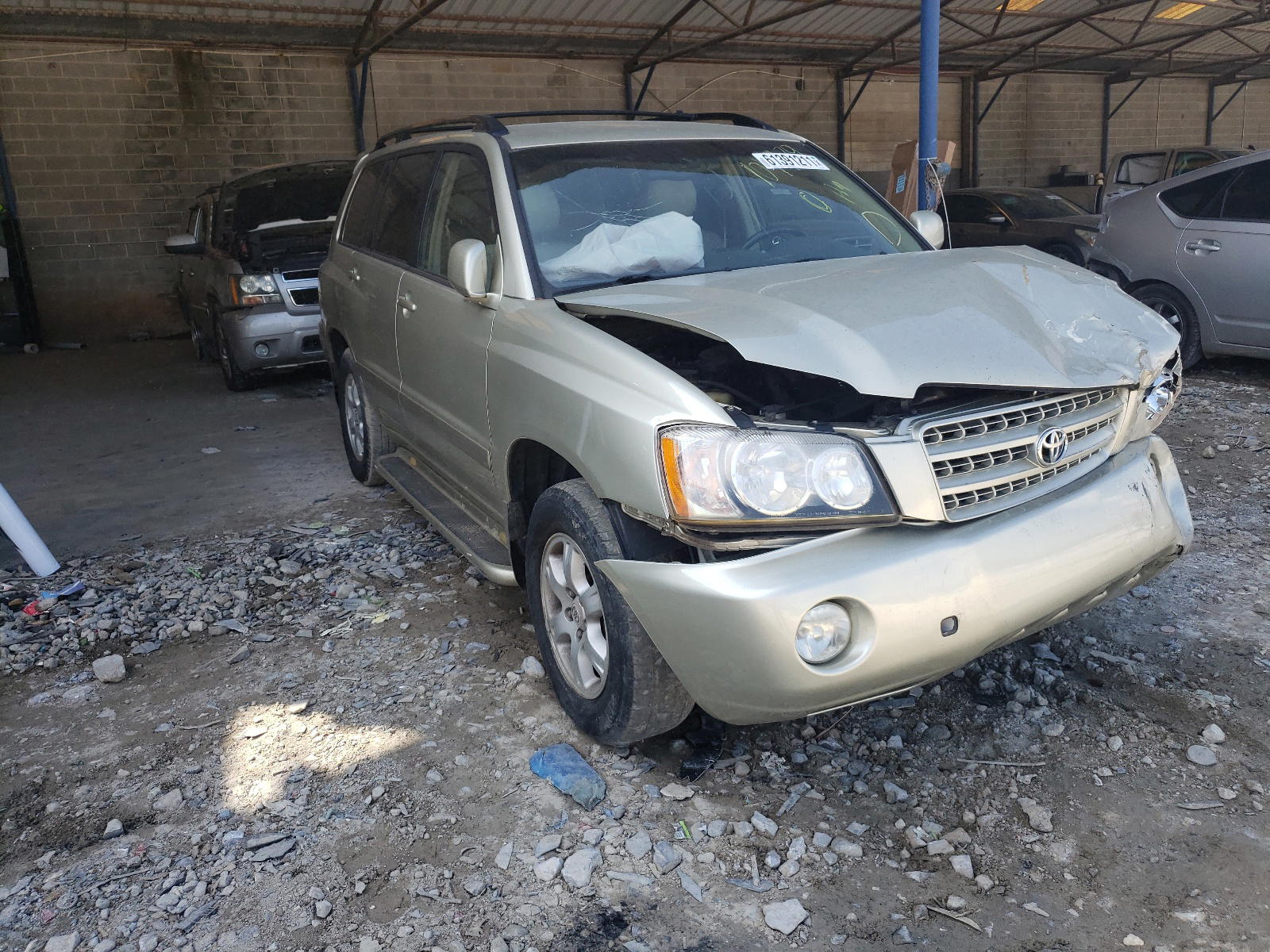 TOYOTA HIGHLANDER 2003 with VIN JTEGF21A130104979 - Photo from auction