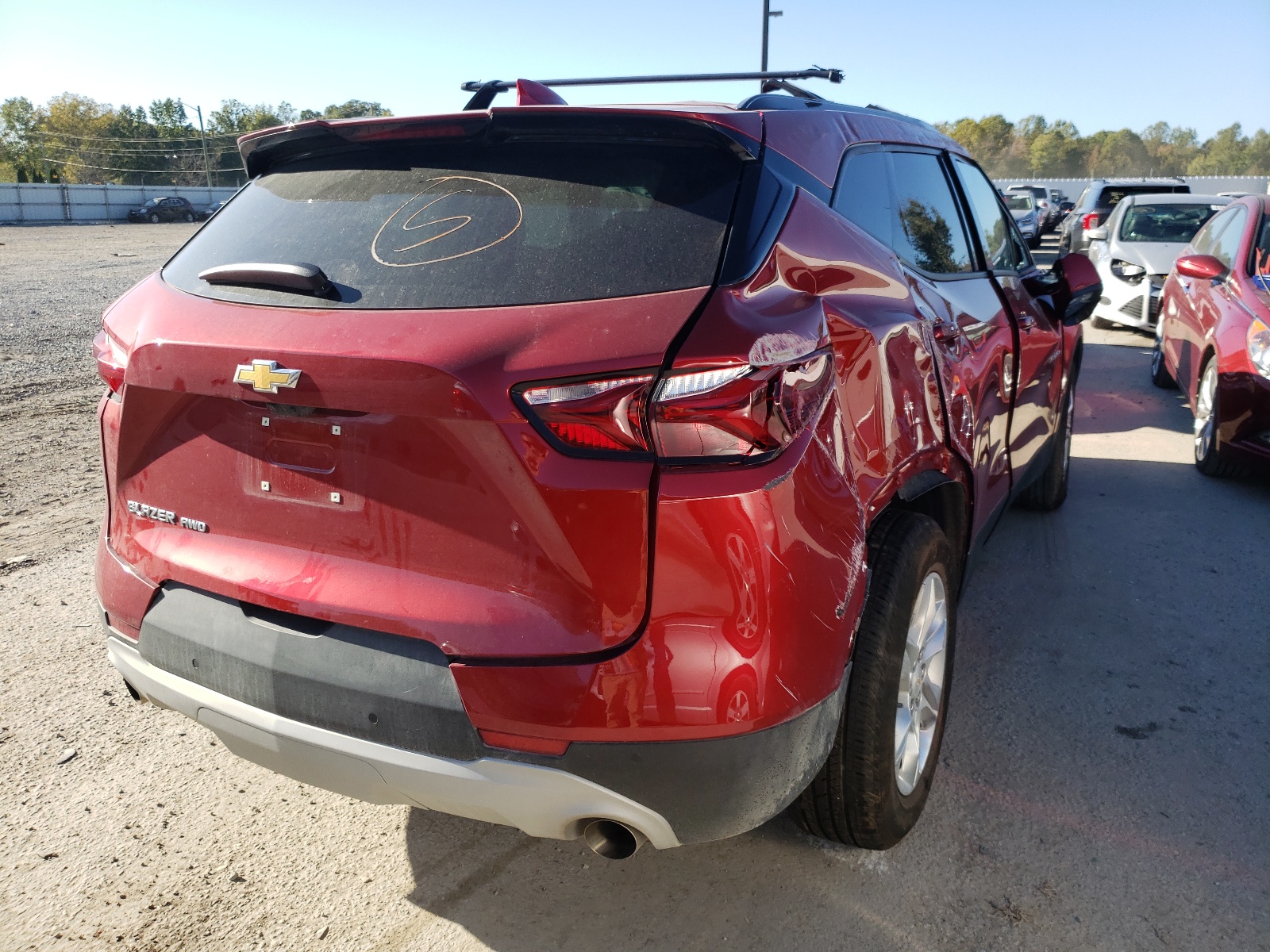 Photo 4 from auction – 2021 CHEVROLET BLAZER 3LT with VIN 3GNKBJRS0MS550074