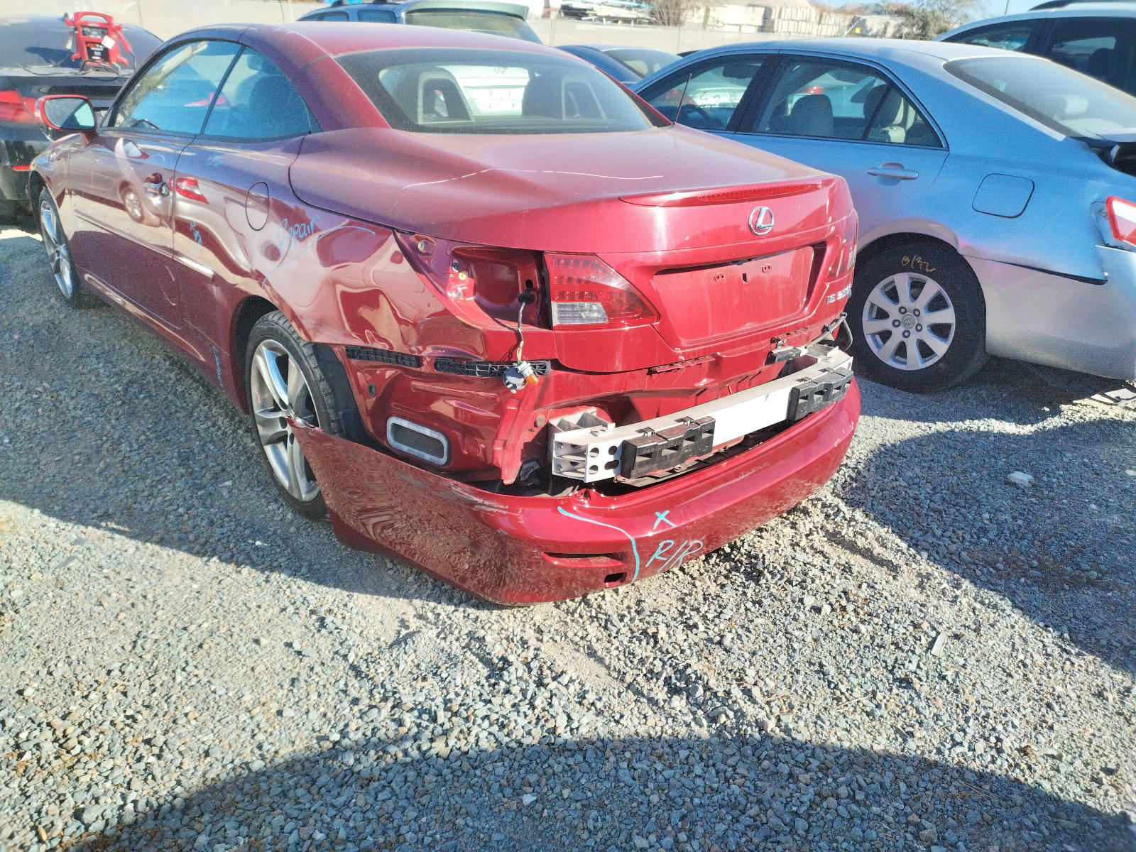 Photo 9 from auction – 2012 LEXUS IS 350 with VIN JTHFE2C27C2508901