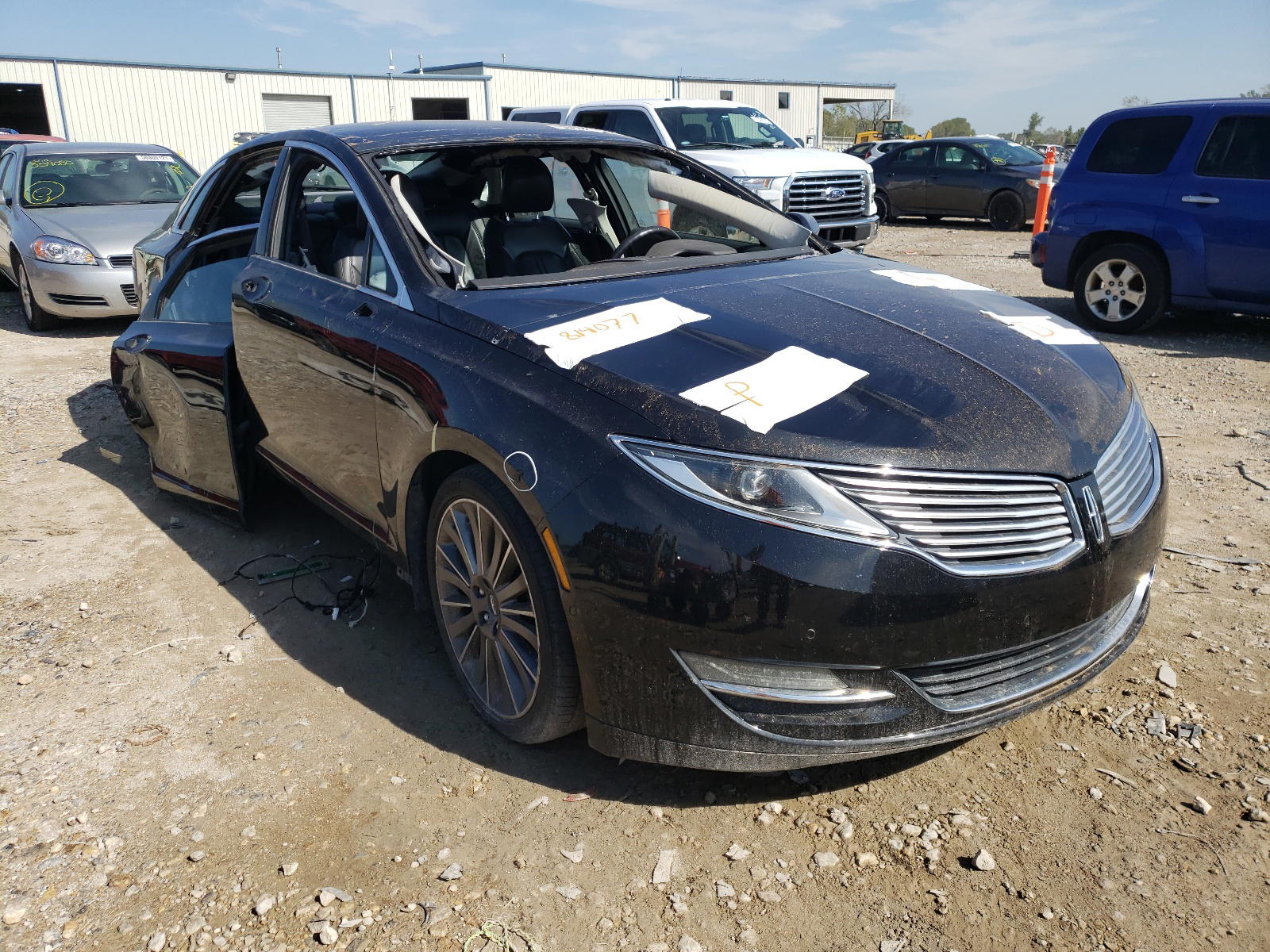 LINCOLN MKZ 2013 with VIN 3LN6L2JK7DR814077 - Photo from auction