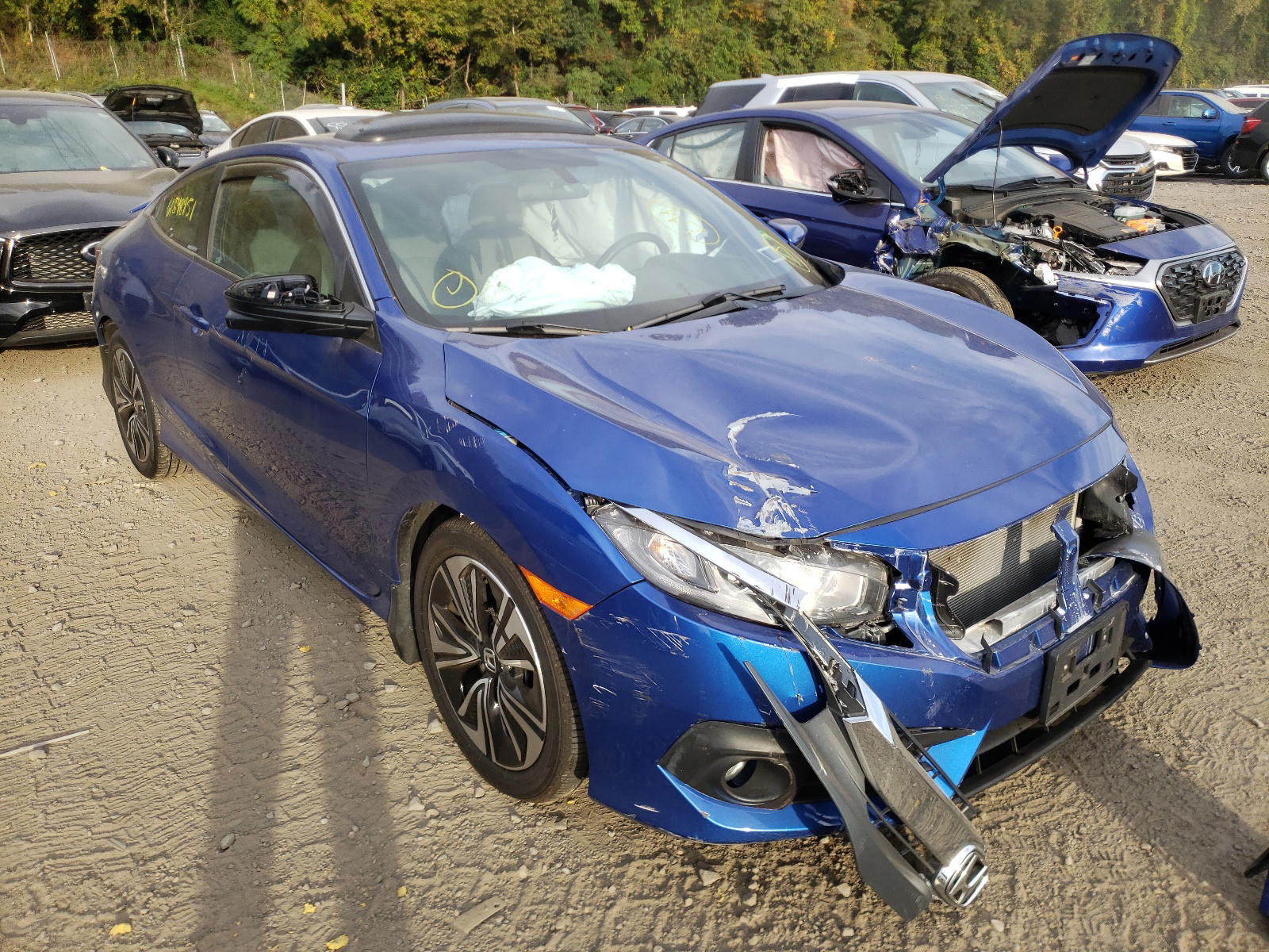 HONDA CIVIC EX 2016 with VIN 2HGFC3B33GH350112 - Photo from auction