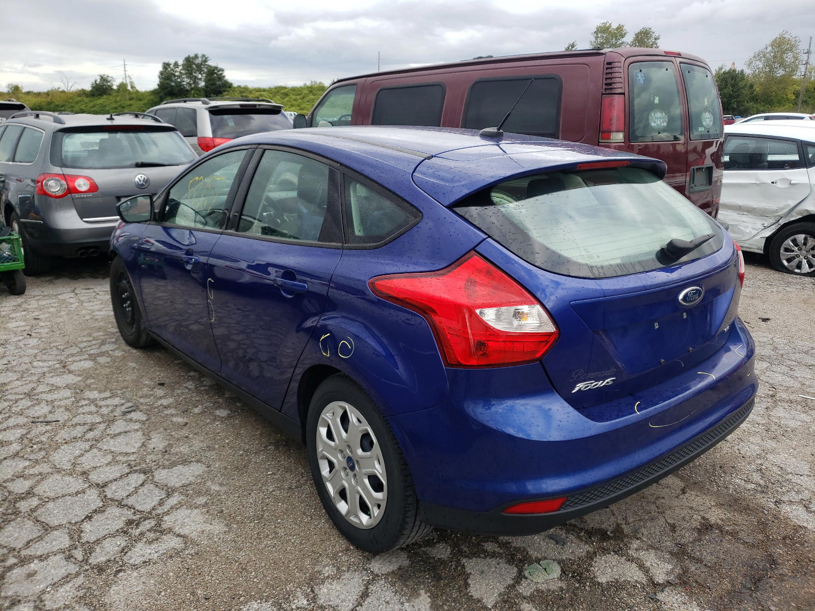 Photo 3 from auction – 2012 FORD FOCUS SE with VIN 1FAHP3K26CL313187