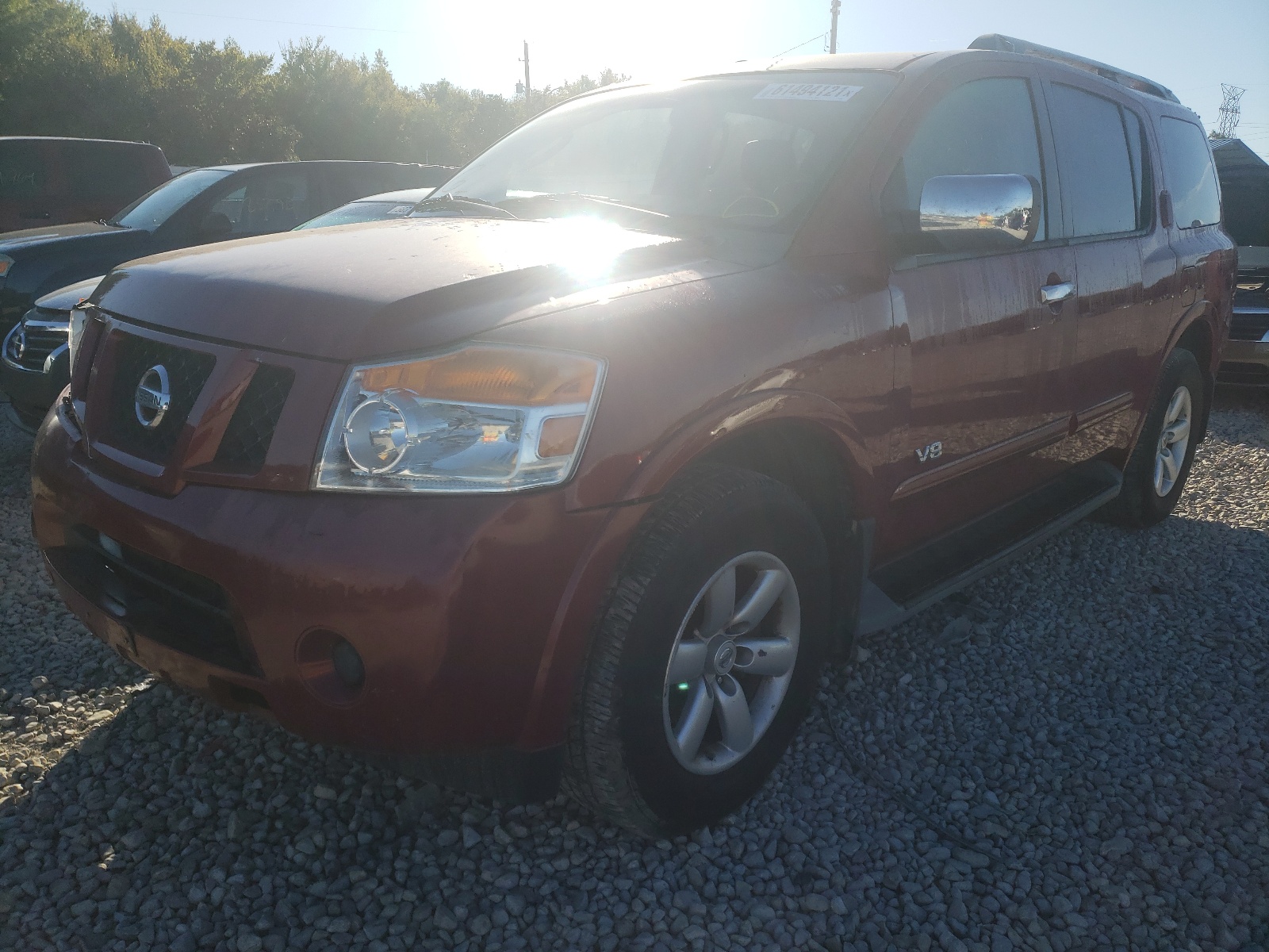 Photo 2 from auction – 2008 NISSAN ARMADA SE with VIN 5N1AA08D48N615539