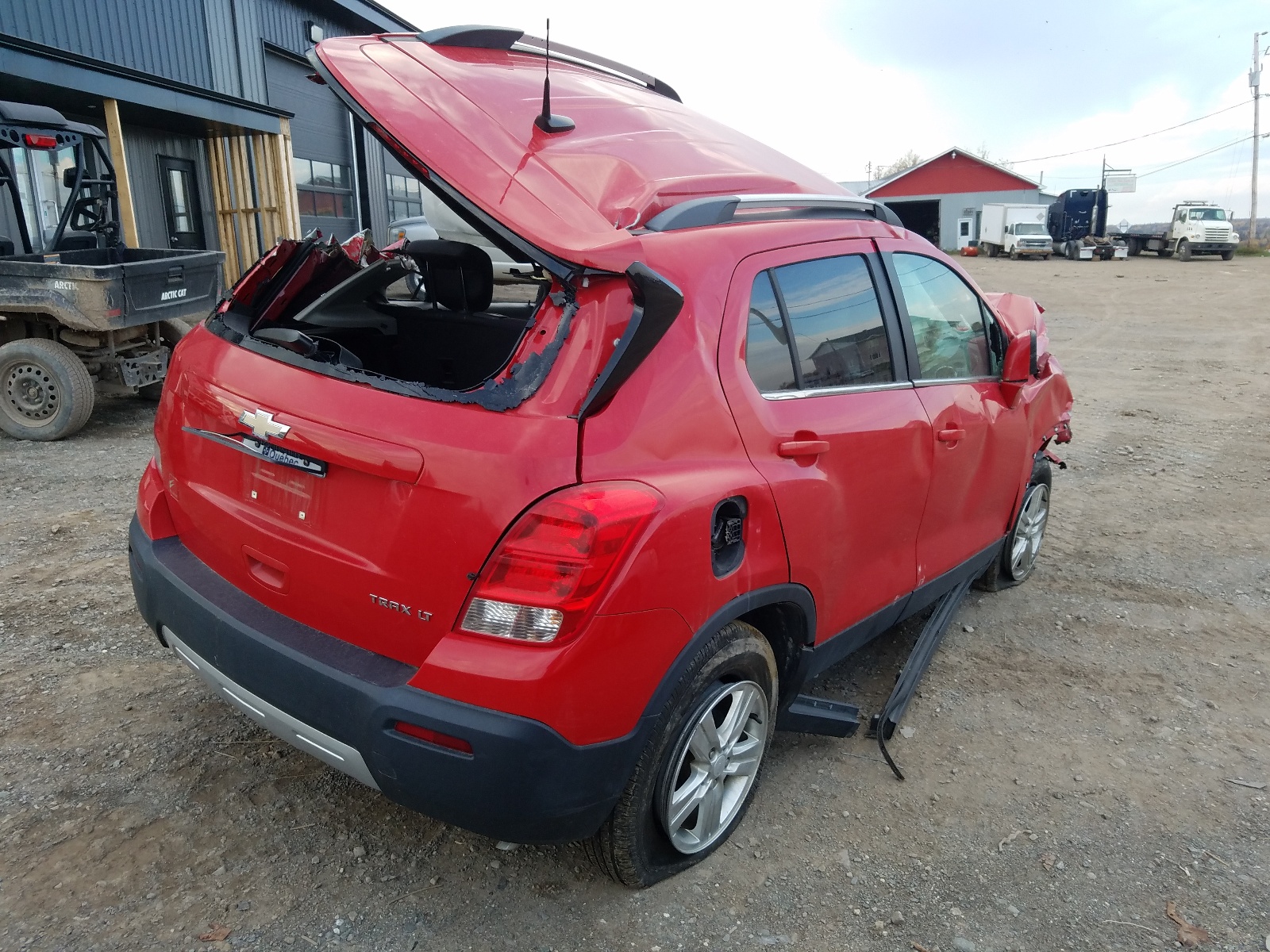 Photo 4 from auction – 2014 CHEVROLET TRAX 1LT with VIN 3GNCJLEB3EL143399