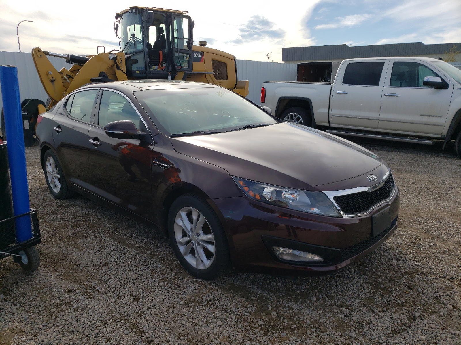 KIA OPTIMA EX 2013 with VIN 5XXGN4A79DG189836 - Photo from auction