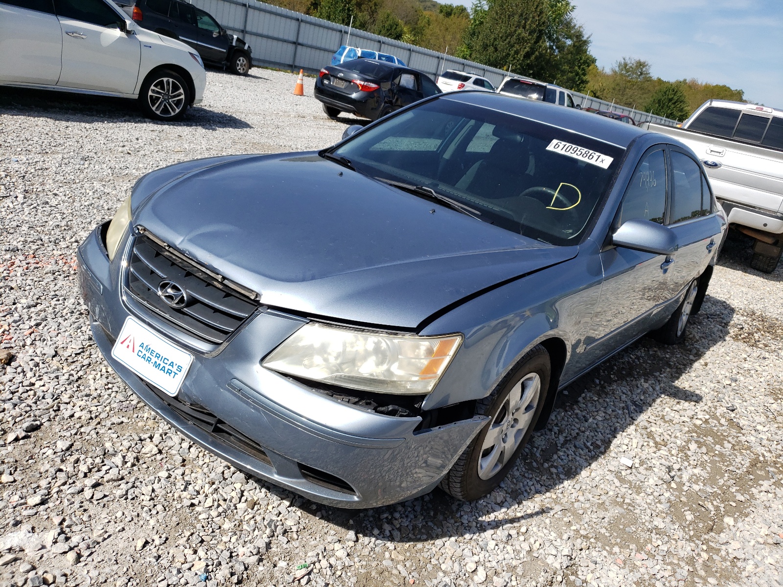 Photo 2 from auction – 2010 HYUNDAI SONATA GLS with VIN 5NPET4AC9AH606771