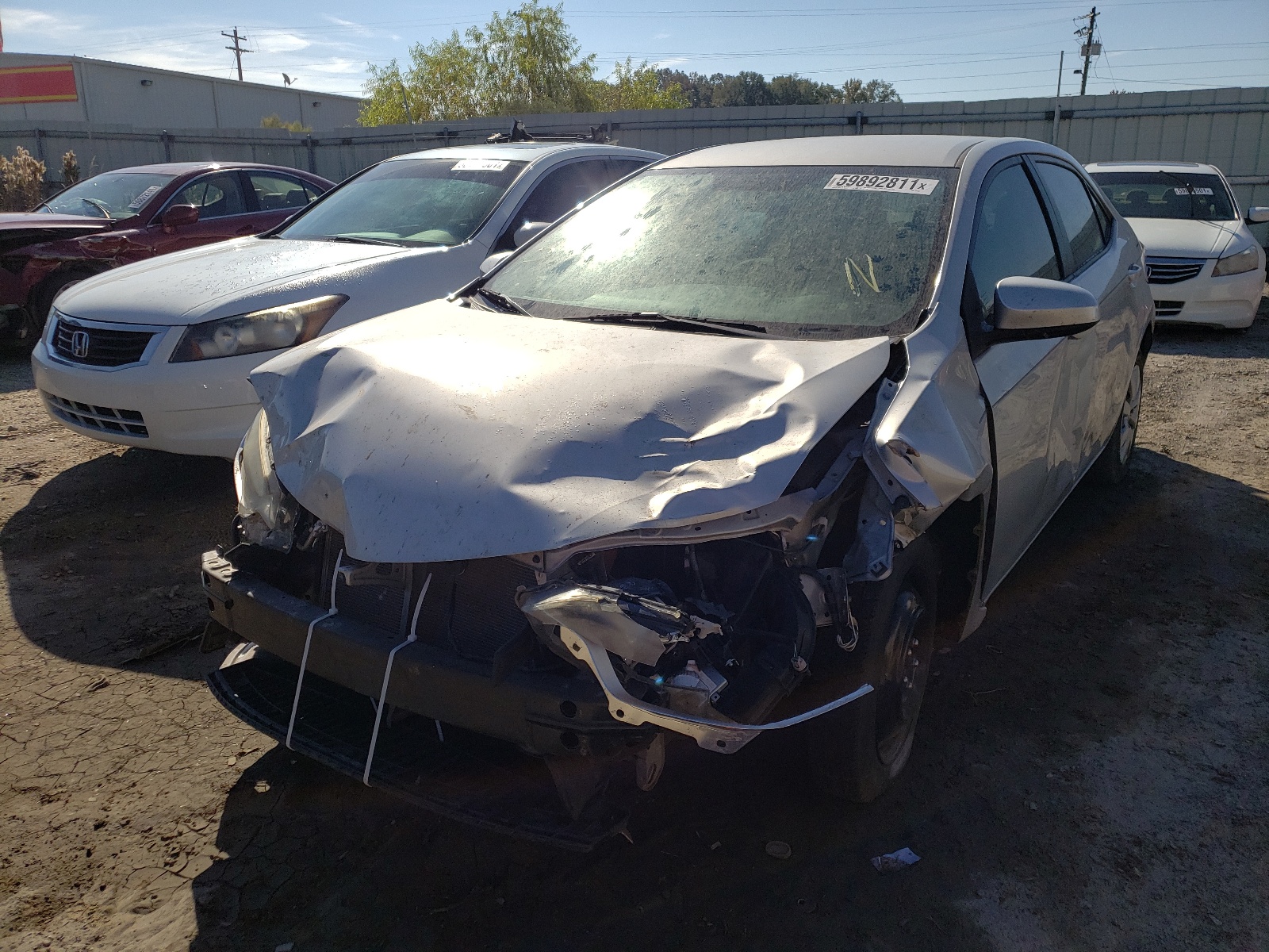 Photo 2 from auction – 2014 TOYOTA COROLLA L with VIN 2T1BURHE1EC107637