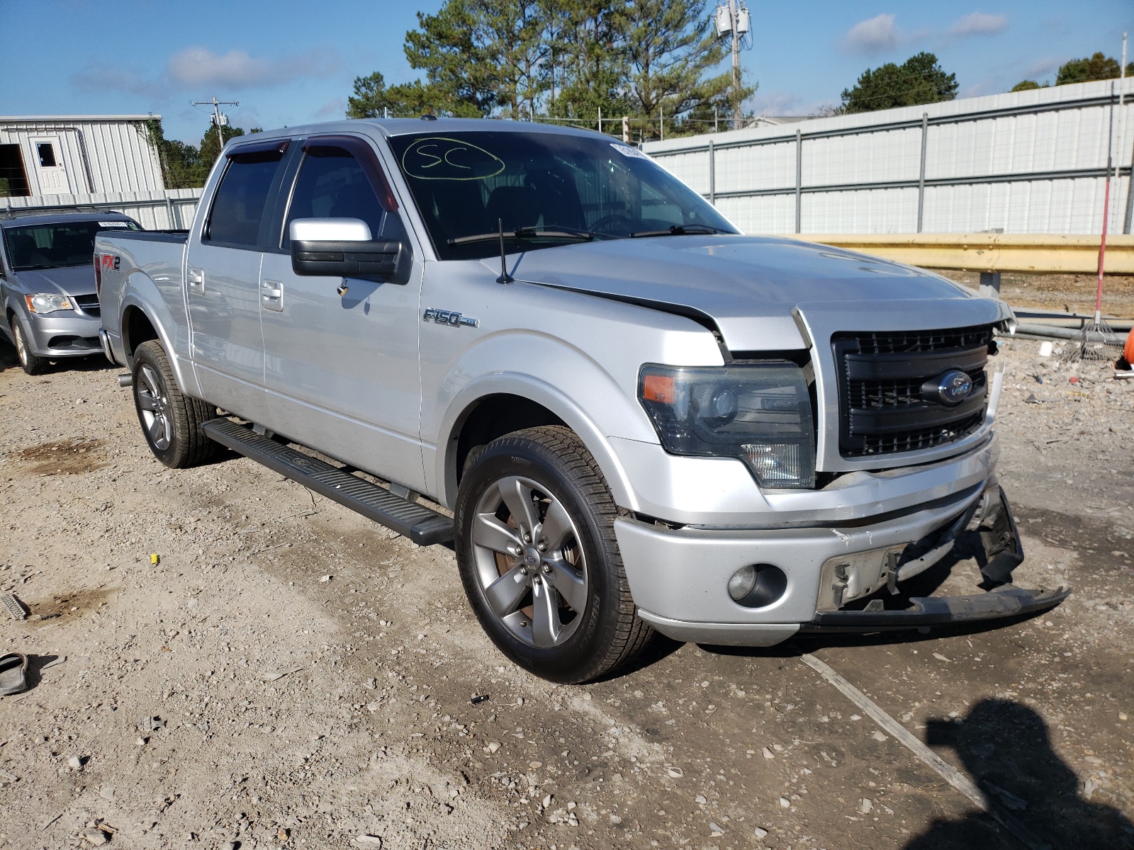 FORD F150 SUPER 2014 with VIN 1FTFW1CF3DFA86423 - Photo from auction